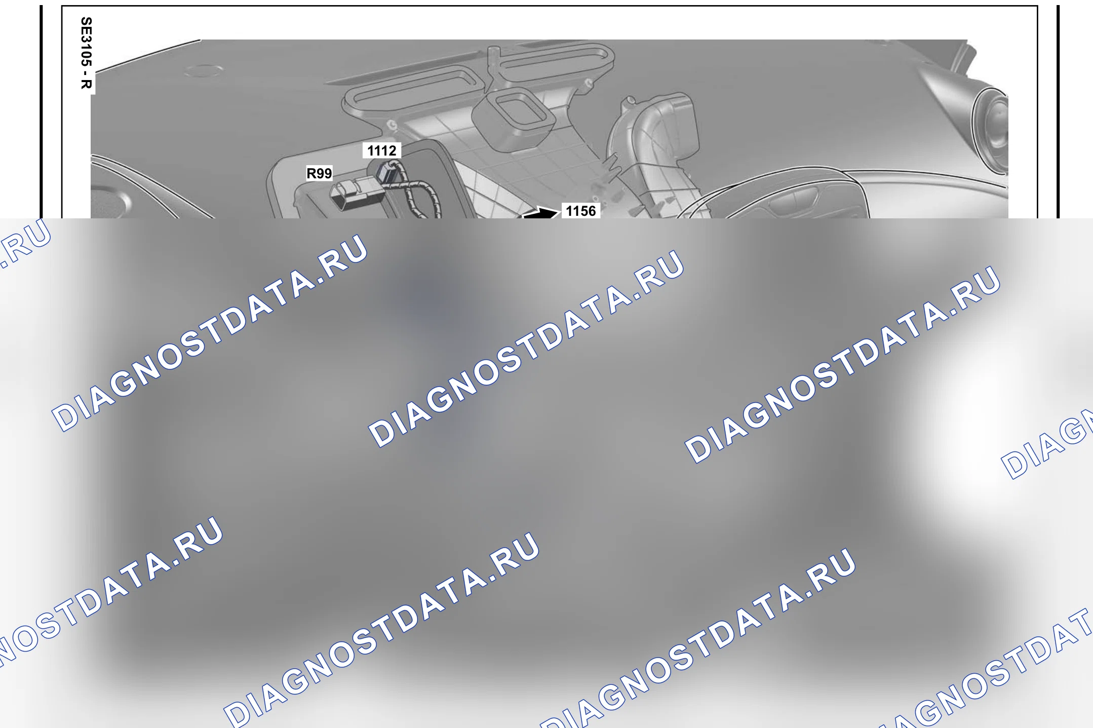 Расположение компонентов — Расположение компонентов: лист S14 — Расположение компонентов: лист S14. Renault Zoe I (2012-2019)