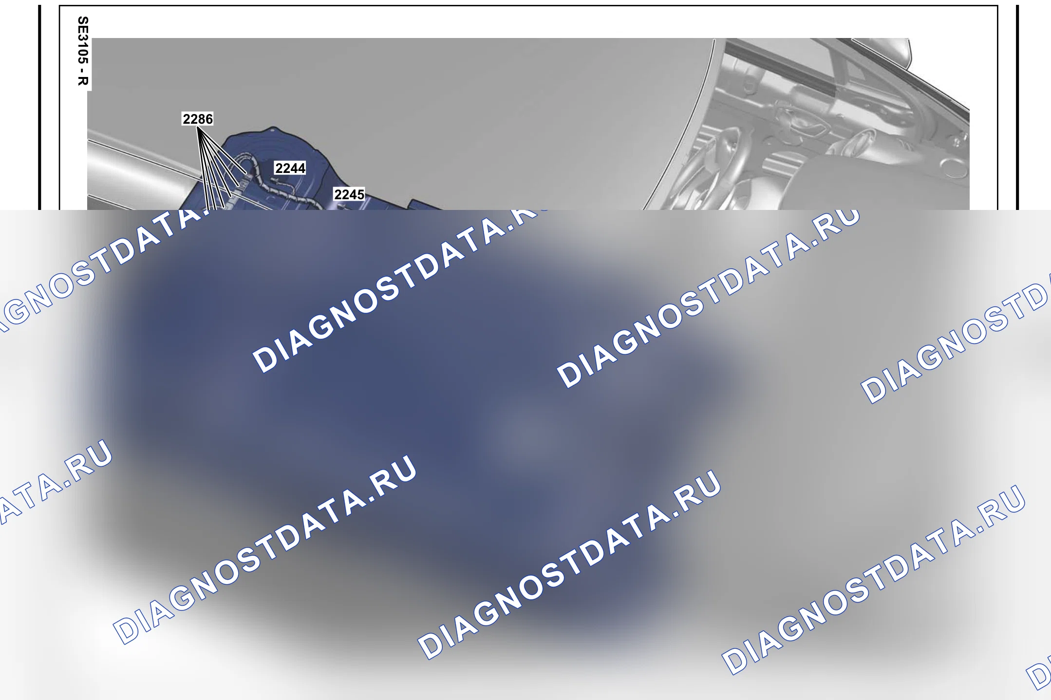 Расположение компонентов — Расположение компонентов: лист S37 — Расположение компонентов: лист S37. Renault Zoe I (2012-2019)
