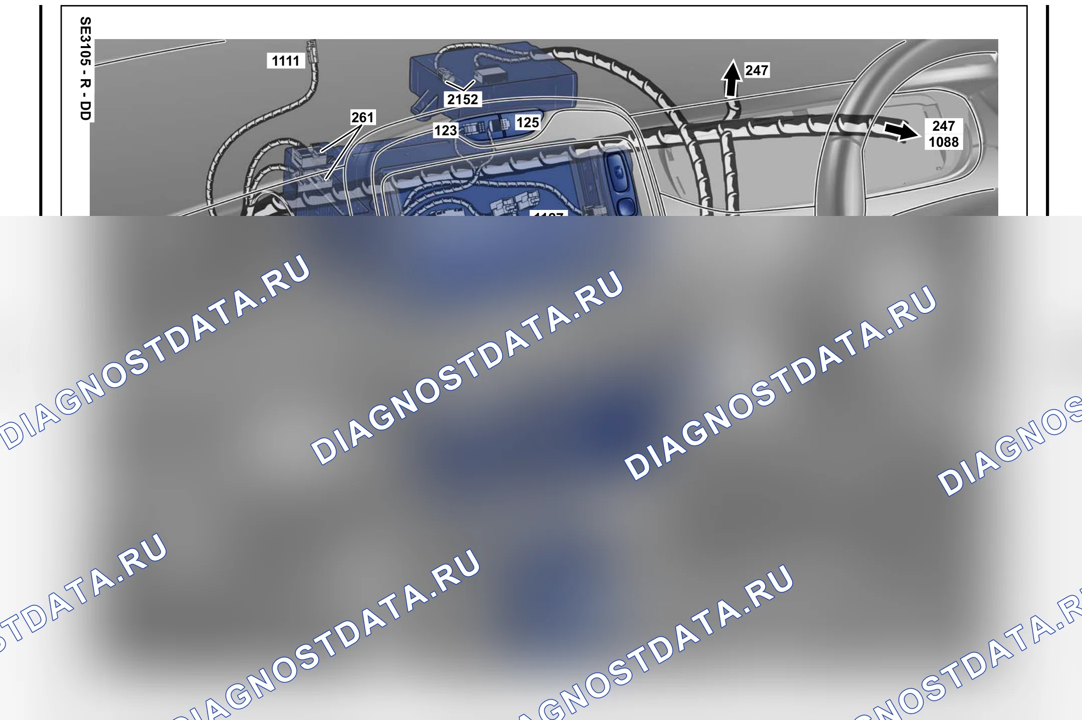 Расположение компонентов — Расположение компонентов: лист S11 — Расположение компонентов: лист S11. Renault Zoe I (2012-2019)