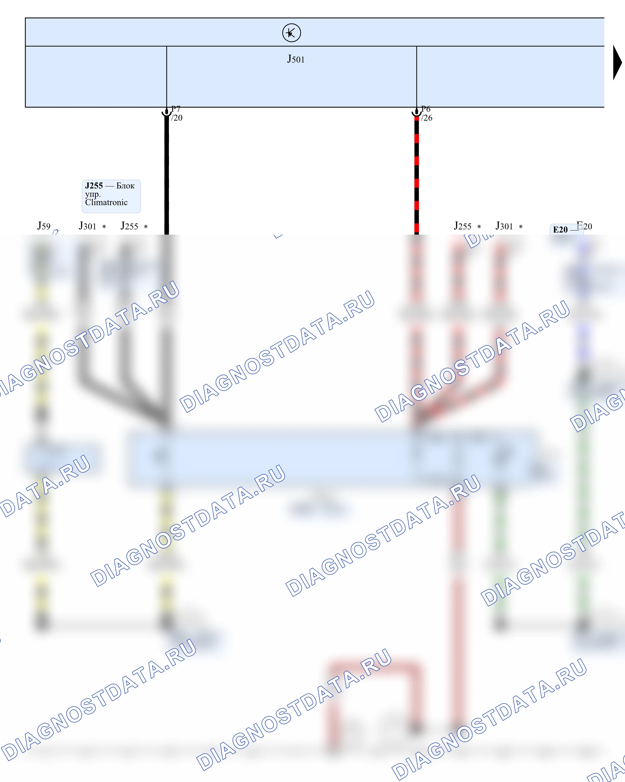 Прочие электросхемы — Реле ветрового стекла с подогревом, 2005–2011 — Реле ветрового стекла с подогревом, 2005–2011, Схема 1 из 2. SEAT Alhambra I (2000-2010)