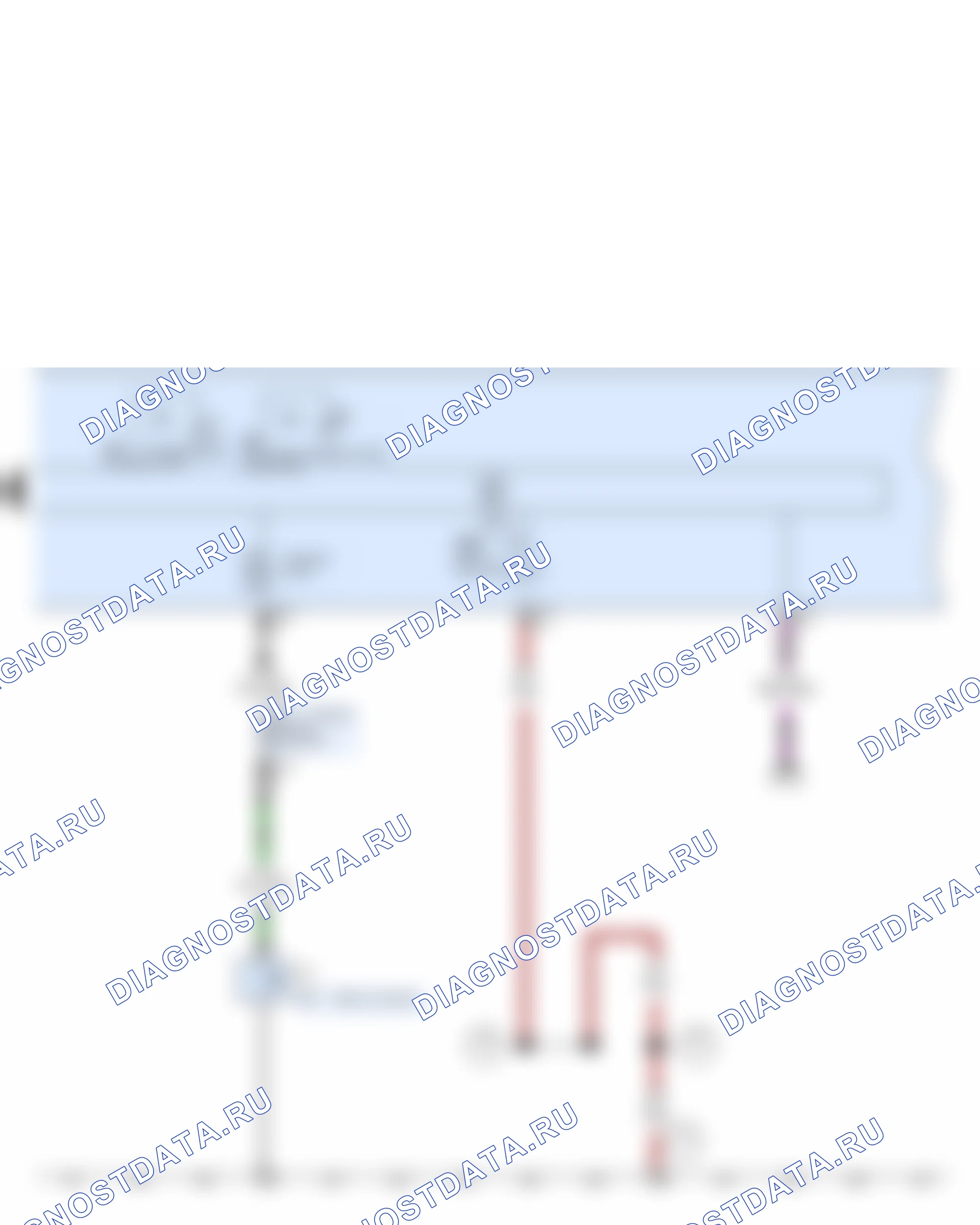 Комбинация приборов — Многофункциональный индикатор (двигатель BMS), 2009 — Многофункциональный индикатор (двигатель BMS), 2009, Схема 2 из 4. SEAT Ibiza IV (2008-2017)