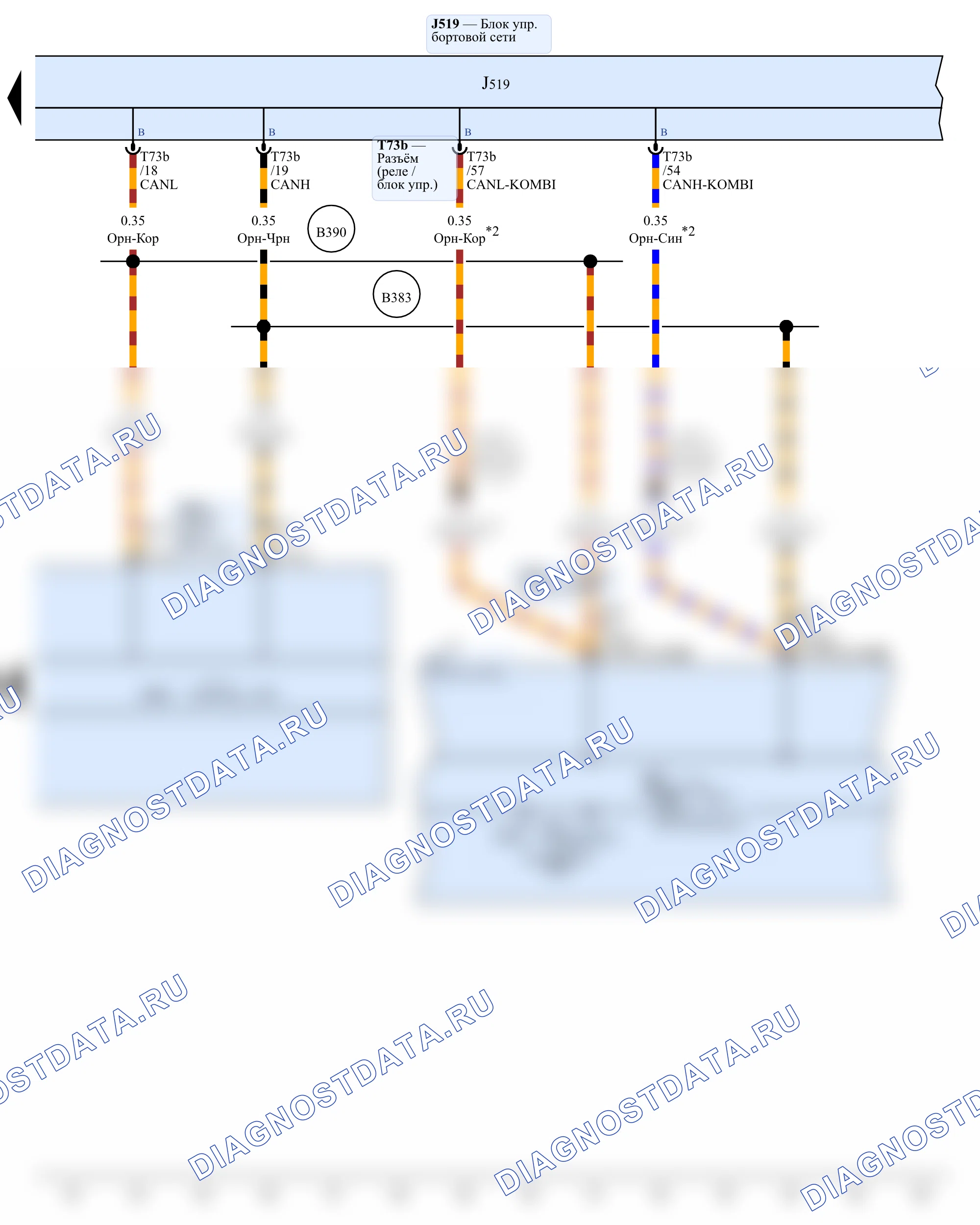 Тормозная система (ABS/ASR/ESP) — Блок управления ABS, 2013–2014 — Блок управления ABS, 2013–2014, Схема 3 из 3. SEAT Toledo Iv (2012-2019)