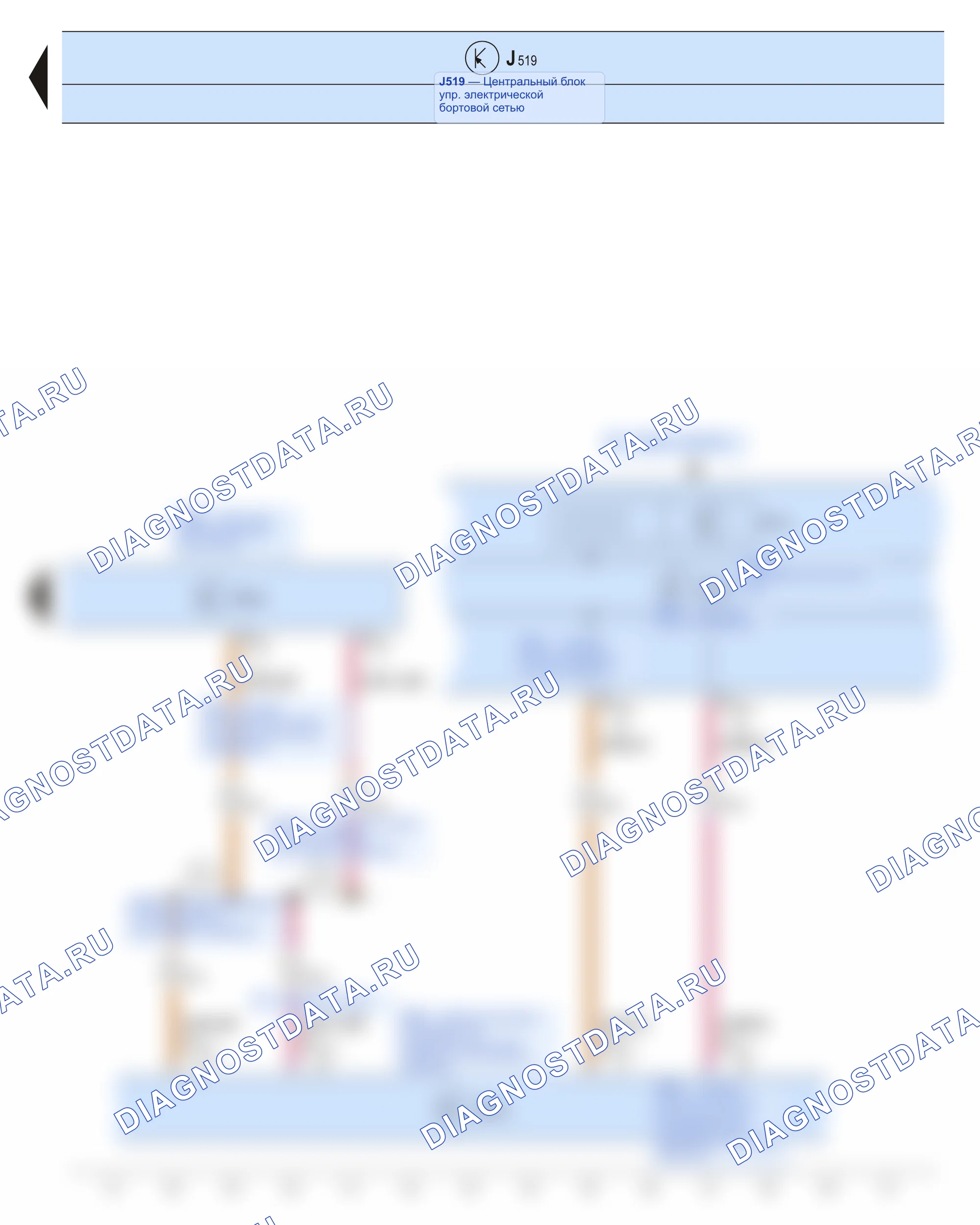 Климатическая установка (отопитель, кондиционер) — Блок управления дополнительным отопителем, 2012 — Блок управления дополнительным отопителем, 2012, Схема 7 из 8. Skoda Octavia Ii (2008-2013)