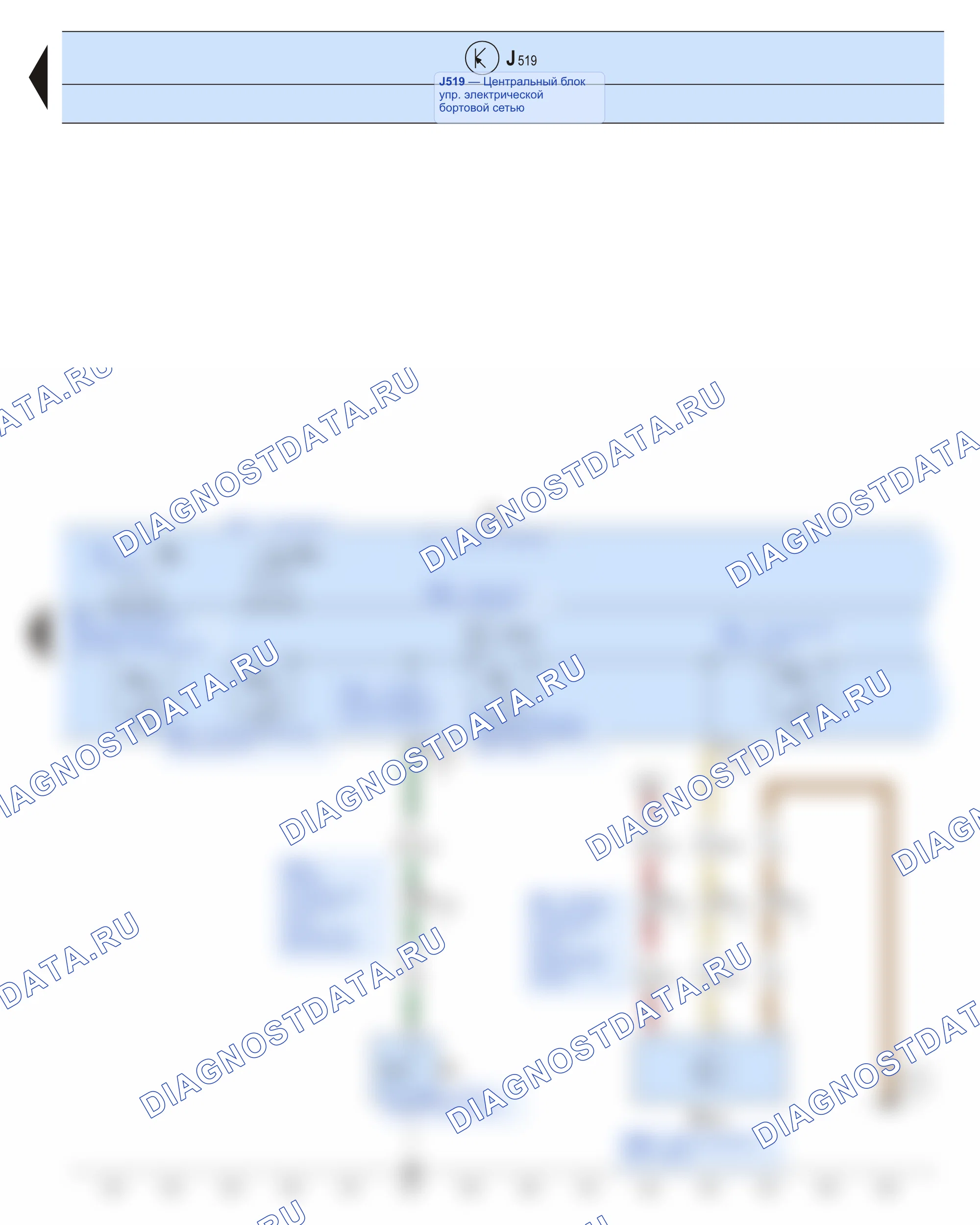 Комбинация приборов — Панель приборов (двигатель BMP), 2008 — Панель приборов (двигатель BMP), 2008, Схема 2 из 2. Skoda Superb Ii (2008-2013)