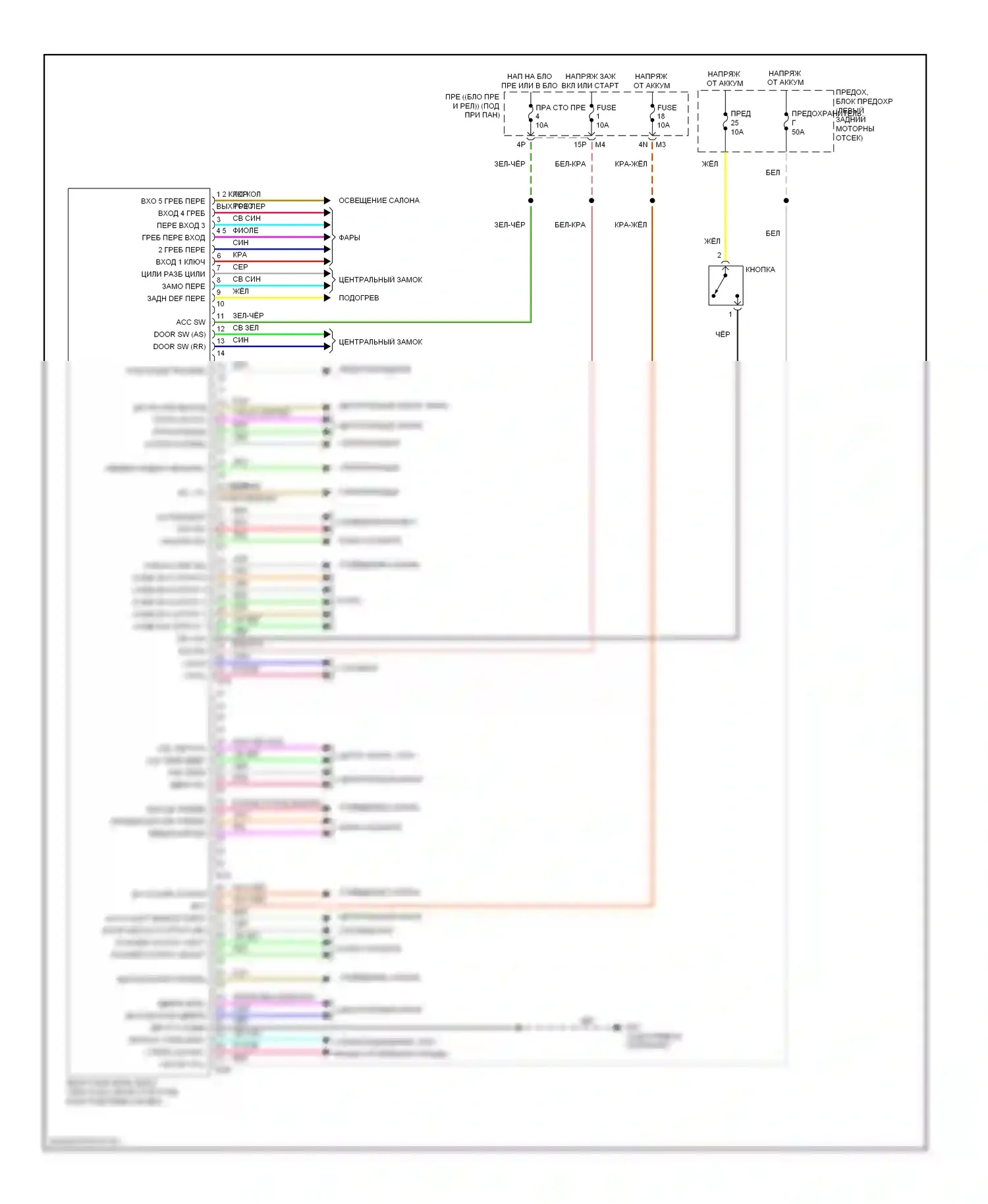 Блоки управления кузовом — Электросхема блоков управления кузовом — Электросхема блоков управления кузовом. Suzuki Equator I (2008-2012)