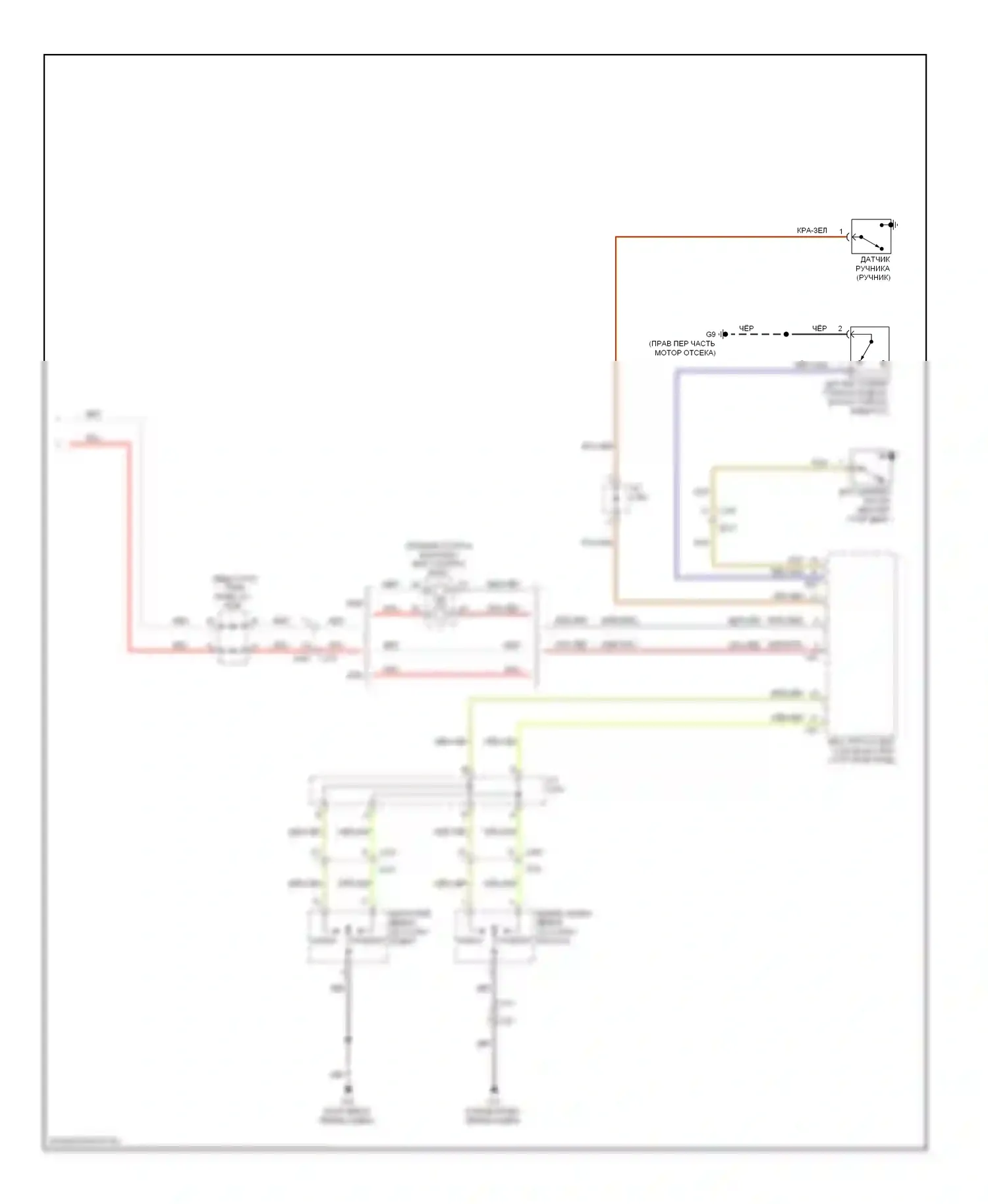 Приборная панель — Электросхема приборной панели — Электросхема приборной панели (2 из 2). Suzuki Kizashi I (2009-2014)