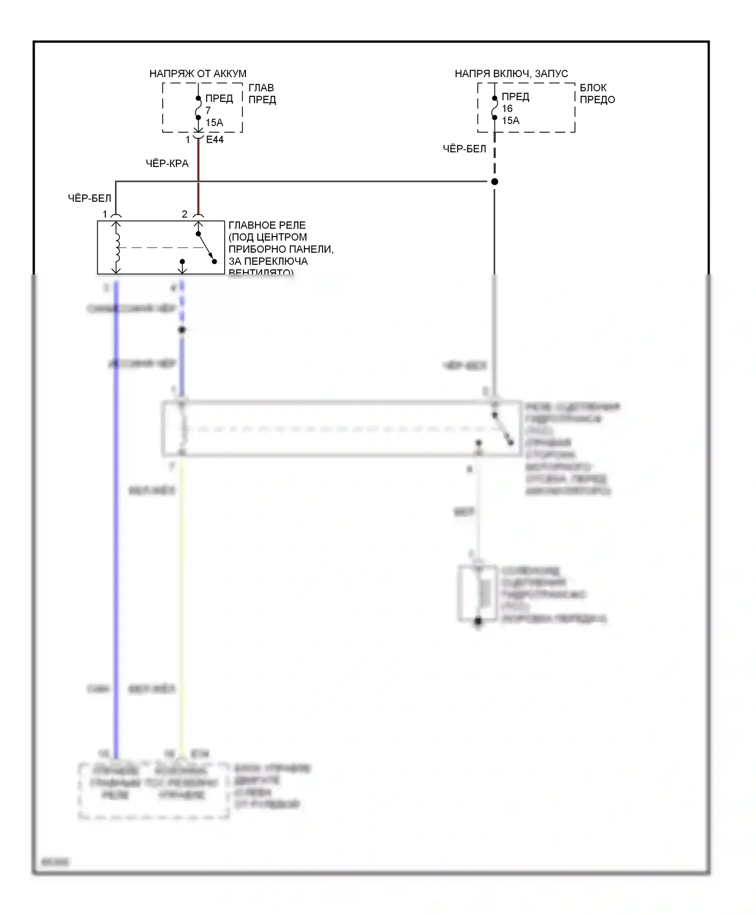 Коробка передач 1.6л — 1.6l, 3-ступенчатая электросхема автоматической коробки передач — 1.6l, 3-ступенчатая электросхема автоматической коробки передач. Suzuki Sidekick I (1988-1998)
