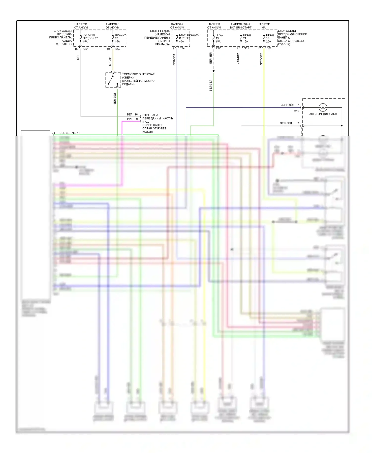 Антиблокировочная система abs — Электросхемы антиблокировочной системы abs — Электросхемы антиблокировочной системы abs. Suzuki Swift II рестайлинг (1995-2003)