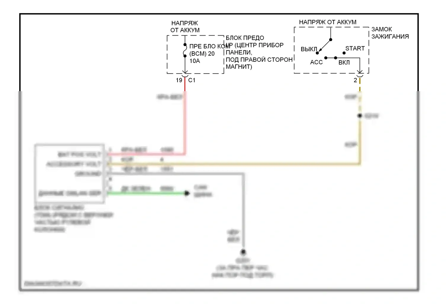 Сигнализация — Электросхема иммобилайзера — Электросхема иммобилайзера. Suzuki XL7 I (1998-2009)
