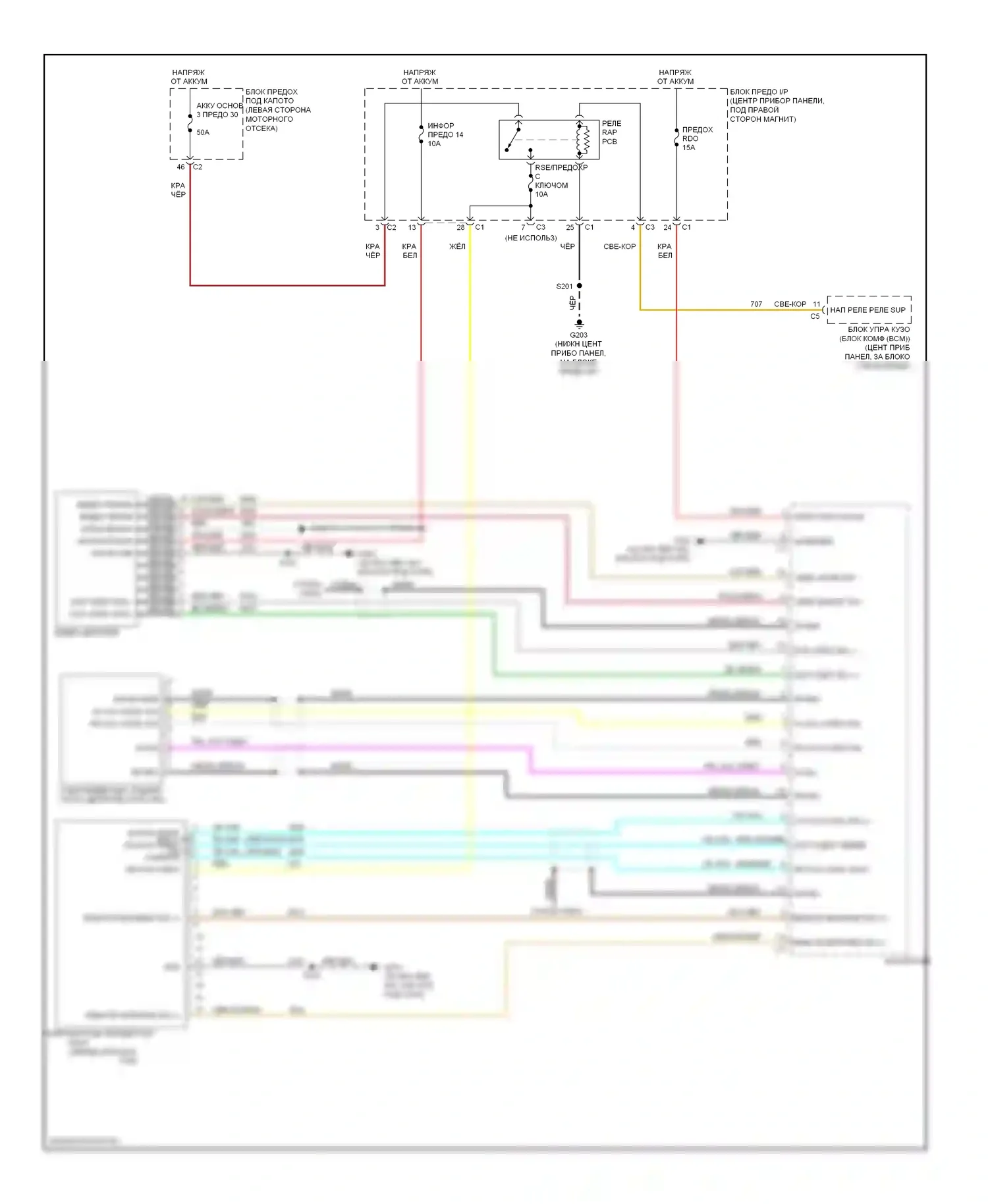 Магнитола — Электросхема видеосистемы — Электросхема видеосистемы. Suzuki XL7 II (2006-2009)