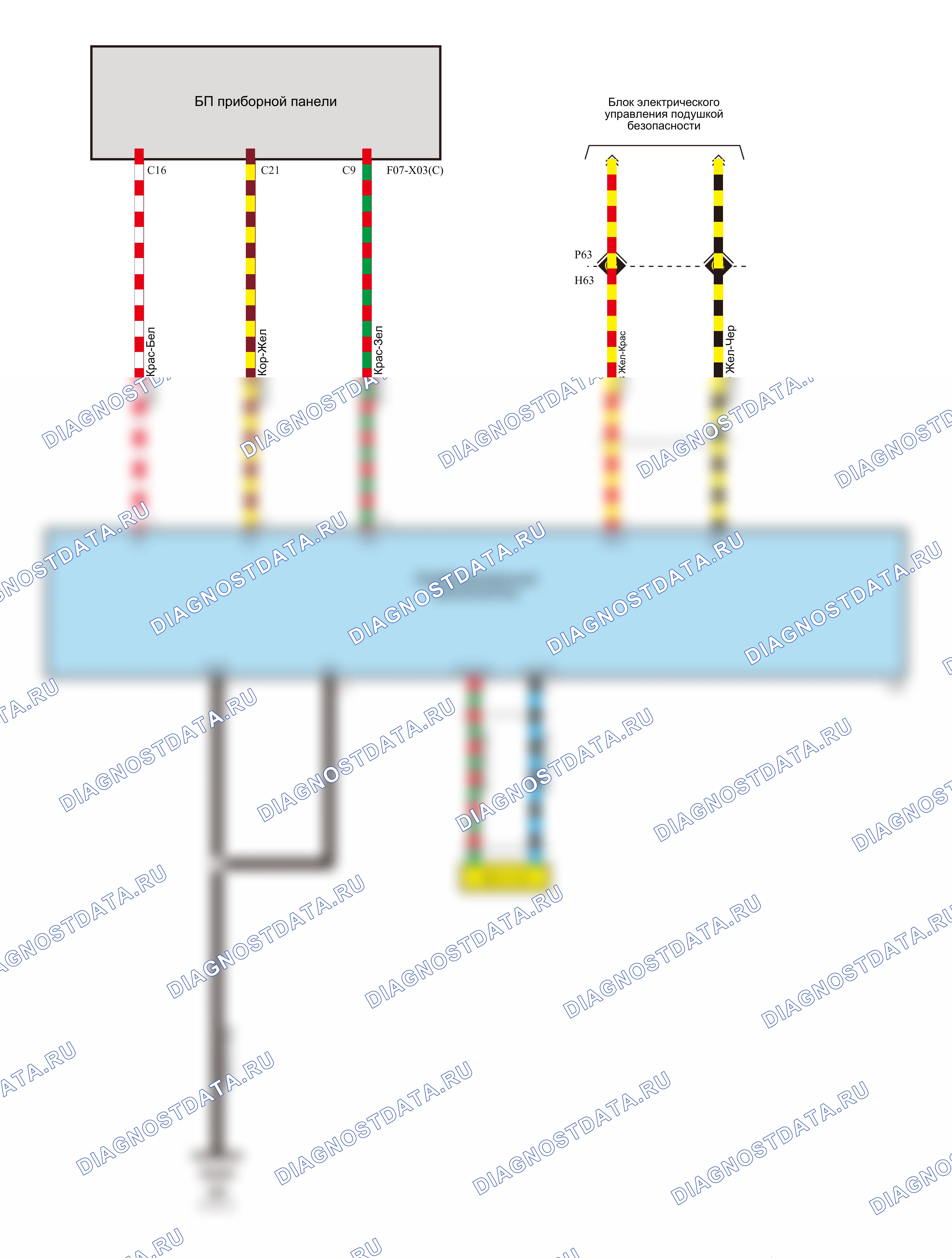 Комбинированный выключатель — Электросхема комбинированного выключателя — Электросхема комбинированного выключателя, Схема 1 из 2. Tank 300 II (2026-2026)