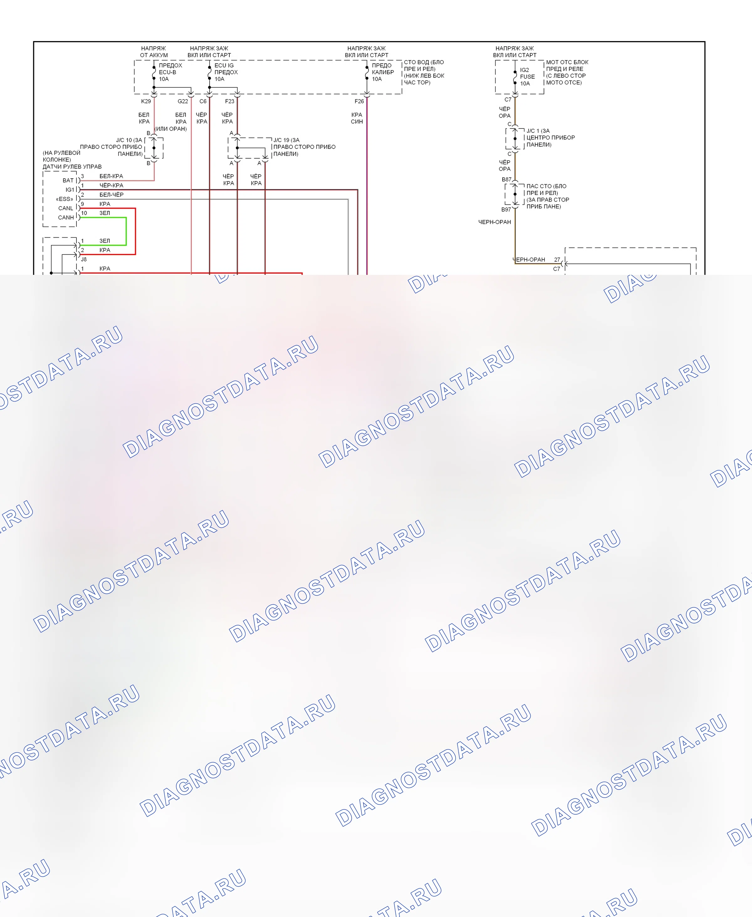 Система ABS — Система ABS электросхема, с vsc — Система ABS электросхема, с vsc (2 из 2). Toyota Camry Solara II (2003-2009)