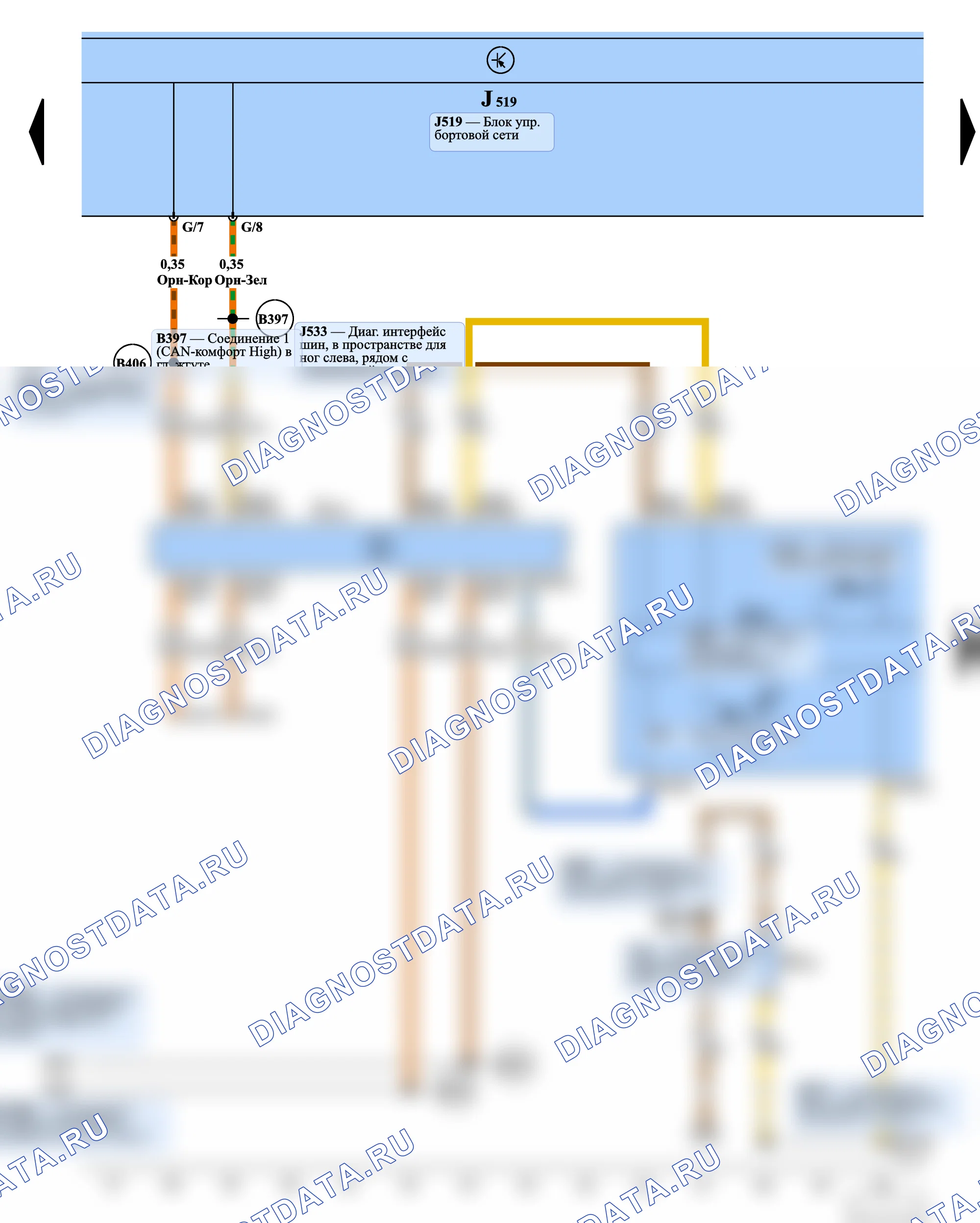 Тормозная система (ABS/ASR/ESP) — Антиблокировочная система, антипробуксовочная система, система контроля давления в шинах, 2006 — Антиблокировочная система, антипробуксовочная система, система контроля давления в шинах, 2006, Схема 5 из 6. Volkswagen Golf Plus I (2005-2009)