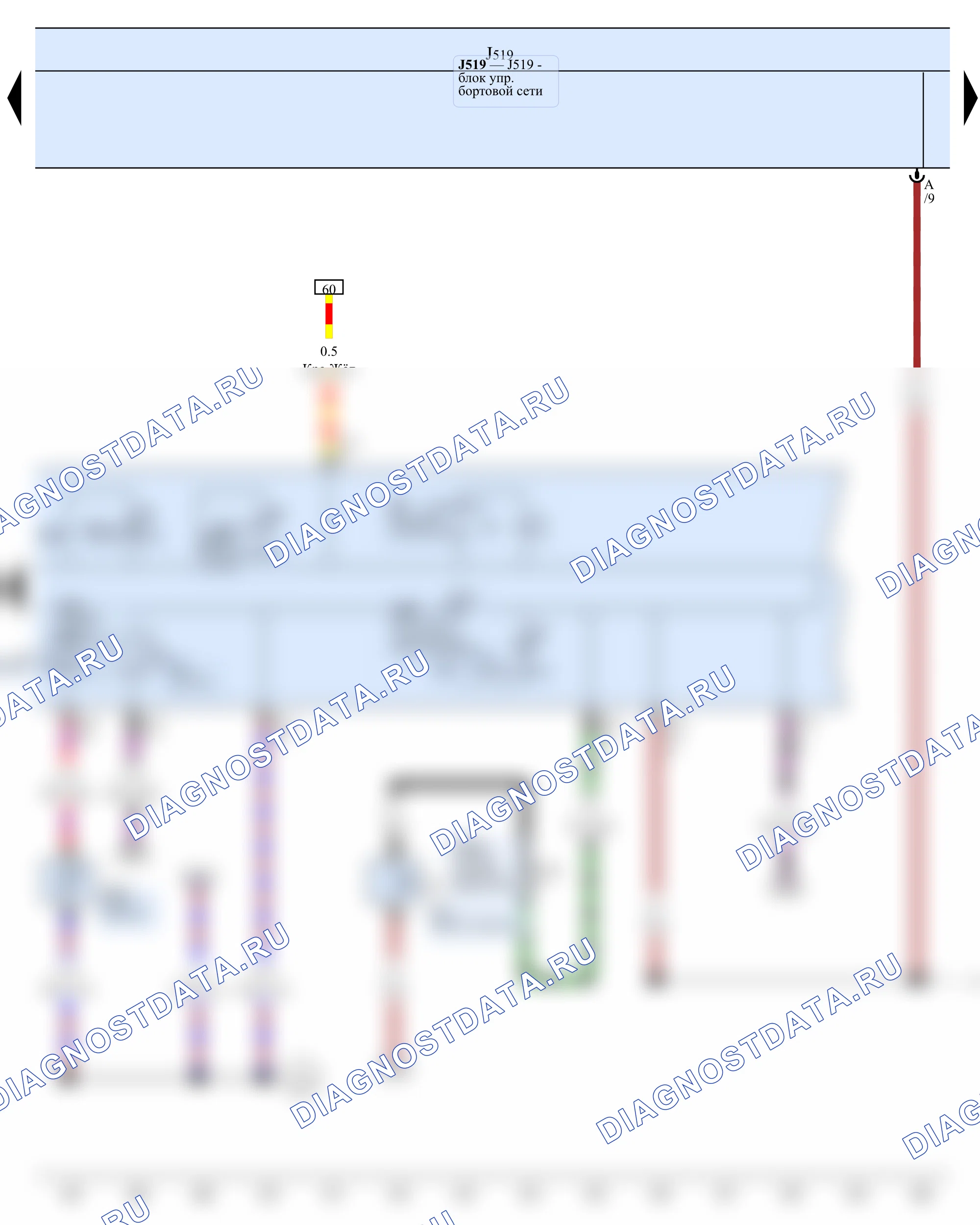 Комбинация приборов — Указатель уровня топлива (двигатель CBTA), 2007–2008 — Указатель уровня топлива (двигатель CBTA), 2007–2008. Volkswagen Jetta V (2005-2011)