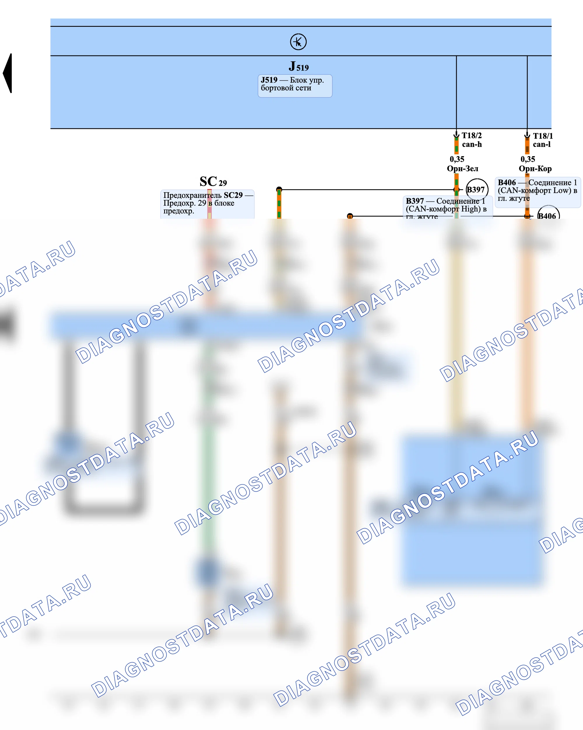 Климатическая установка (отопитель, кондиционер) — Блок управления отопителя, 2005 — Блок управления отопителя, 2005, Схема 1 из 5. Volkswagen Transporter T5 (2003-2009)