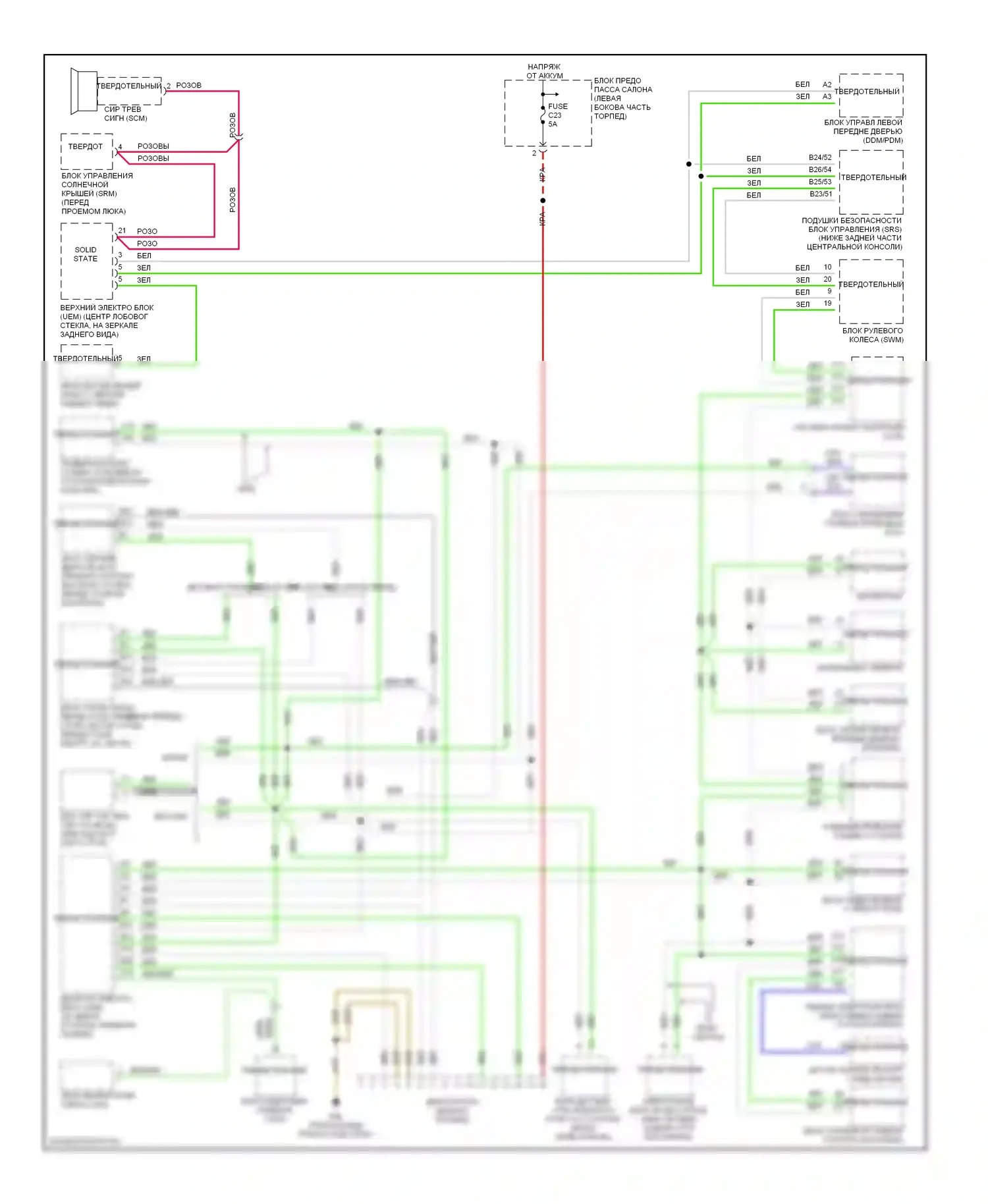 Can шина — Can шина электросхема — Can шина электросхема. Volvo S80 I рестайлинг (2003-2006)