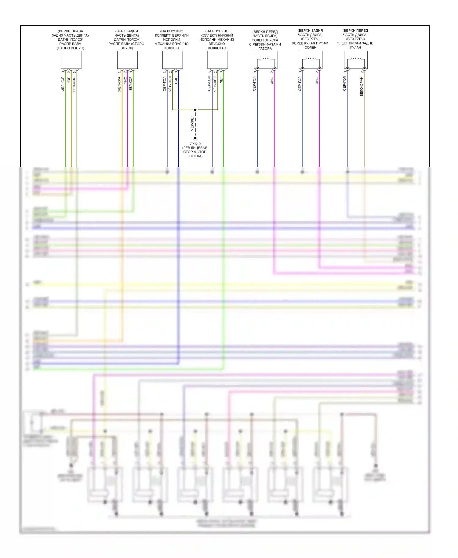 Двигатель — Электросхема двигателя 3.2l — Электросхема двигателя 3.2l (2 из 5). Volvo S80 II рестайлинг 2 (2013-2016)