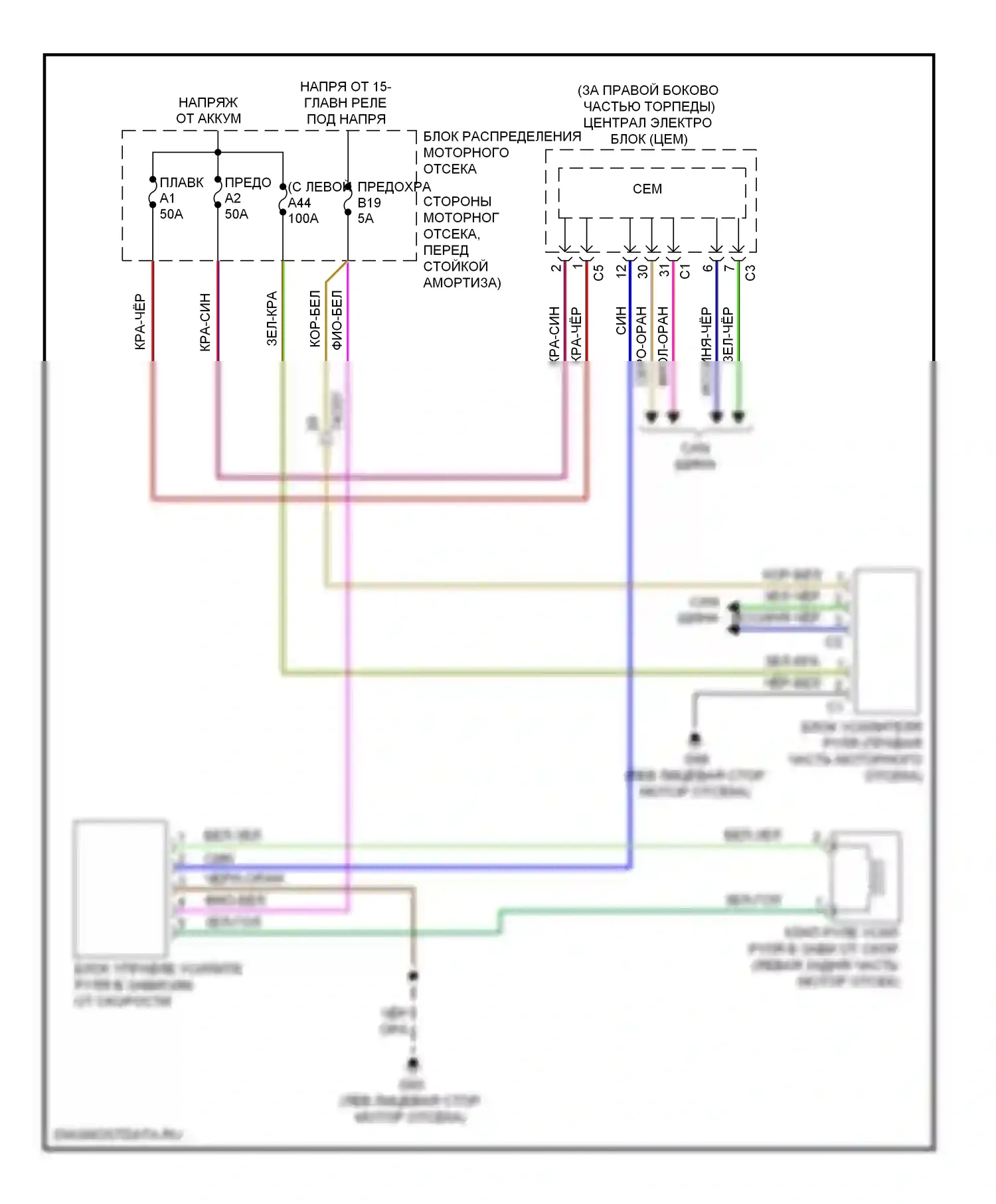Электроусилитель руля — Электросхема электроусилителя руля — Электросхема электроусилителя руля. Volvo S80 II рестайлинг 2 (2013-2016)