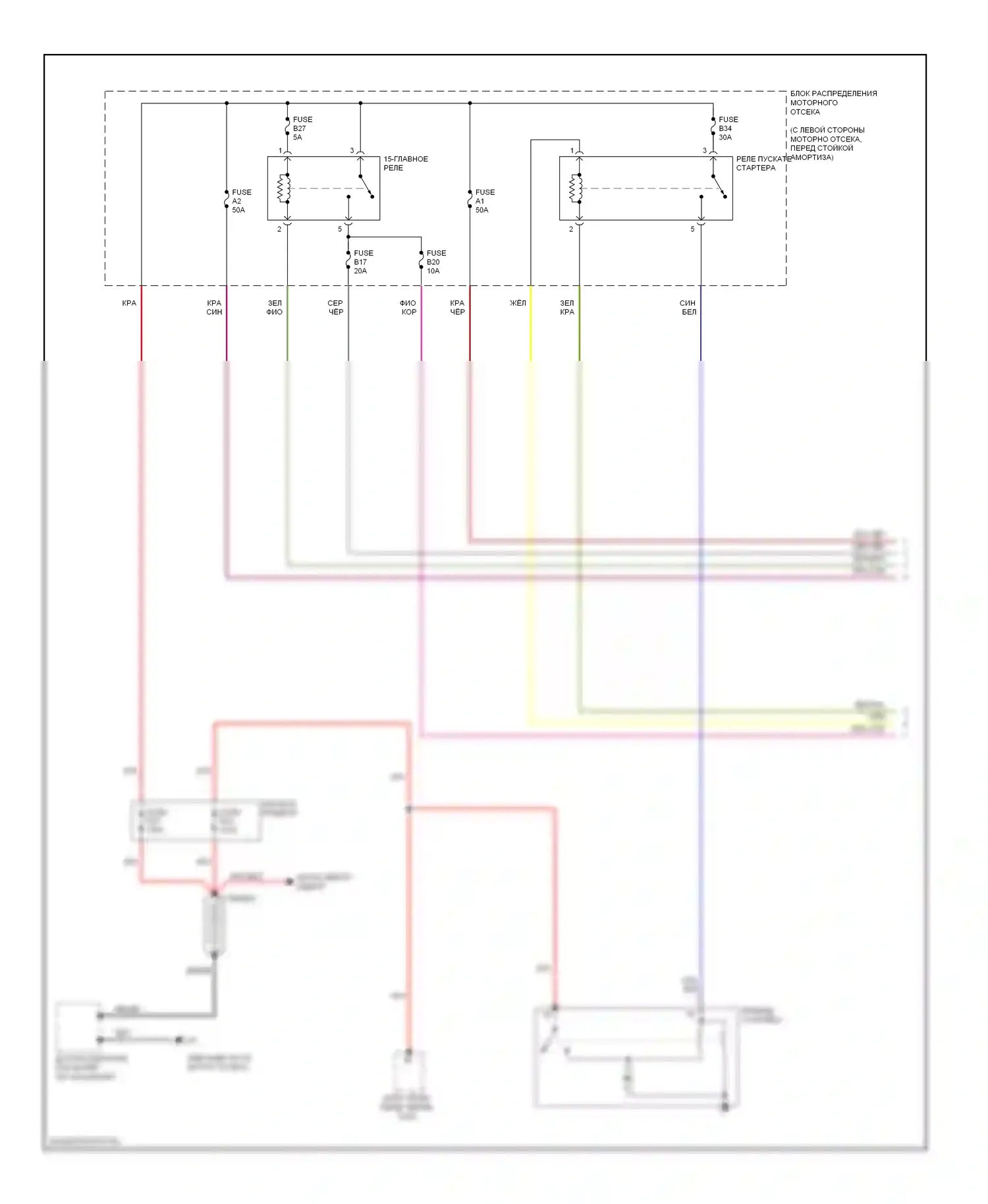 Стартер/генератор — Электросхема стартера — Электросхема стартера (1 из 2). Volvo S80 II рестайлинг 2 (2013-2016)