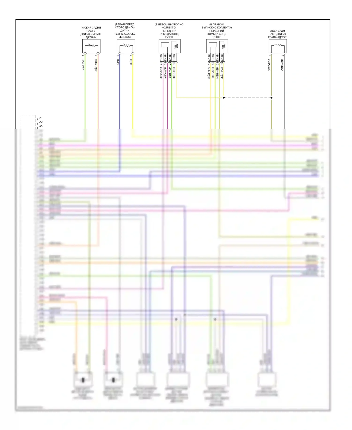 Двигатель — Электросхема двигателя 3.0л турбо — Электросхема двигателя 3.0л турбо (1 из 5). Volvo S80 II рестайлинг (2009-2013)