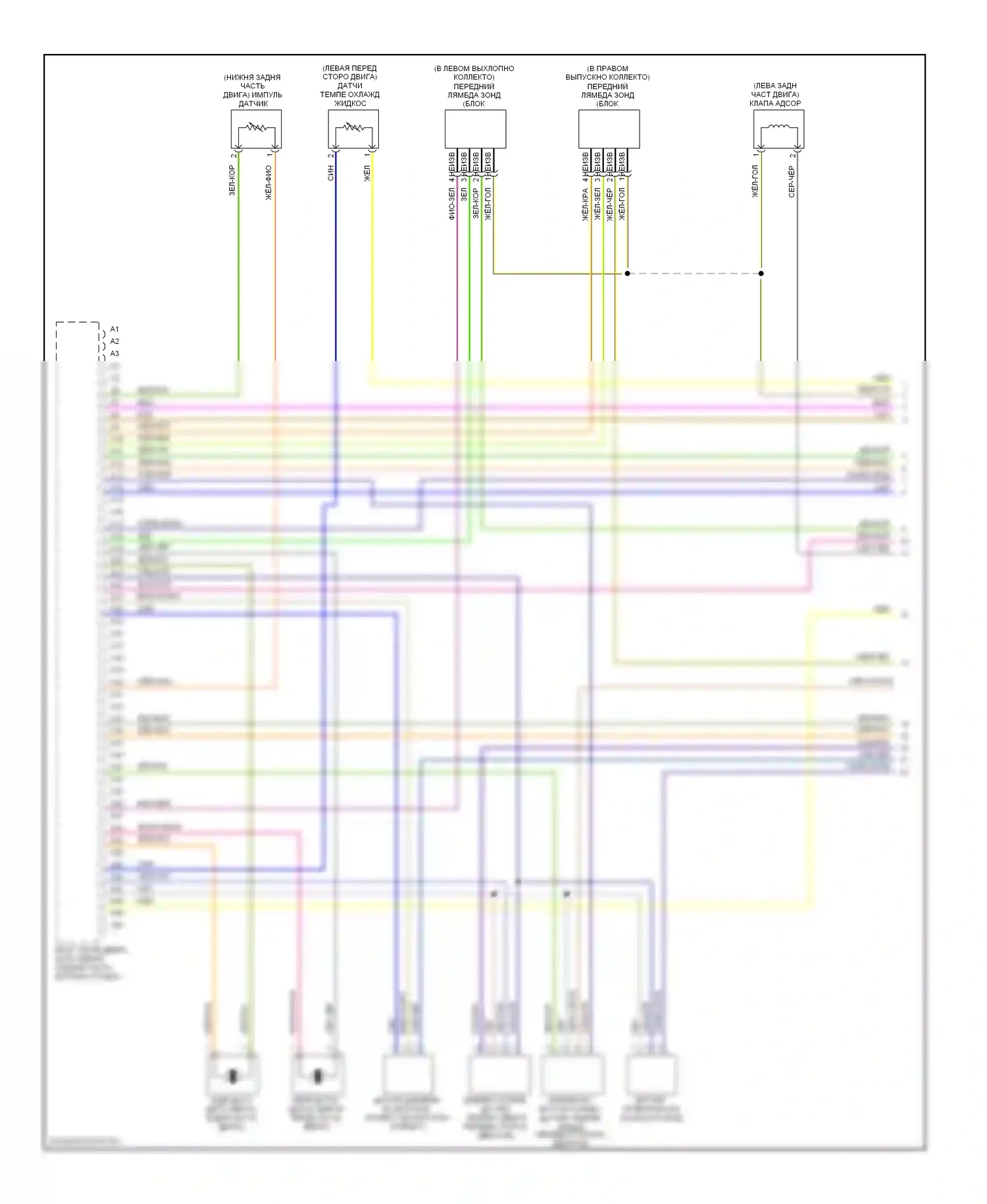 Двигатель — Электросхема двигателя 3.0л турбо — Электросхема двигателя 3.0л турбо (1 из 5). Volvo S80 II (2006-2010)