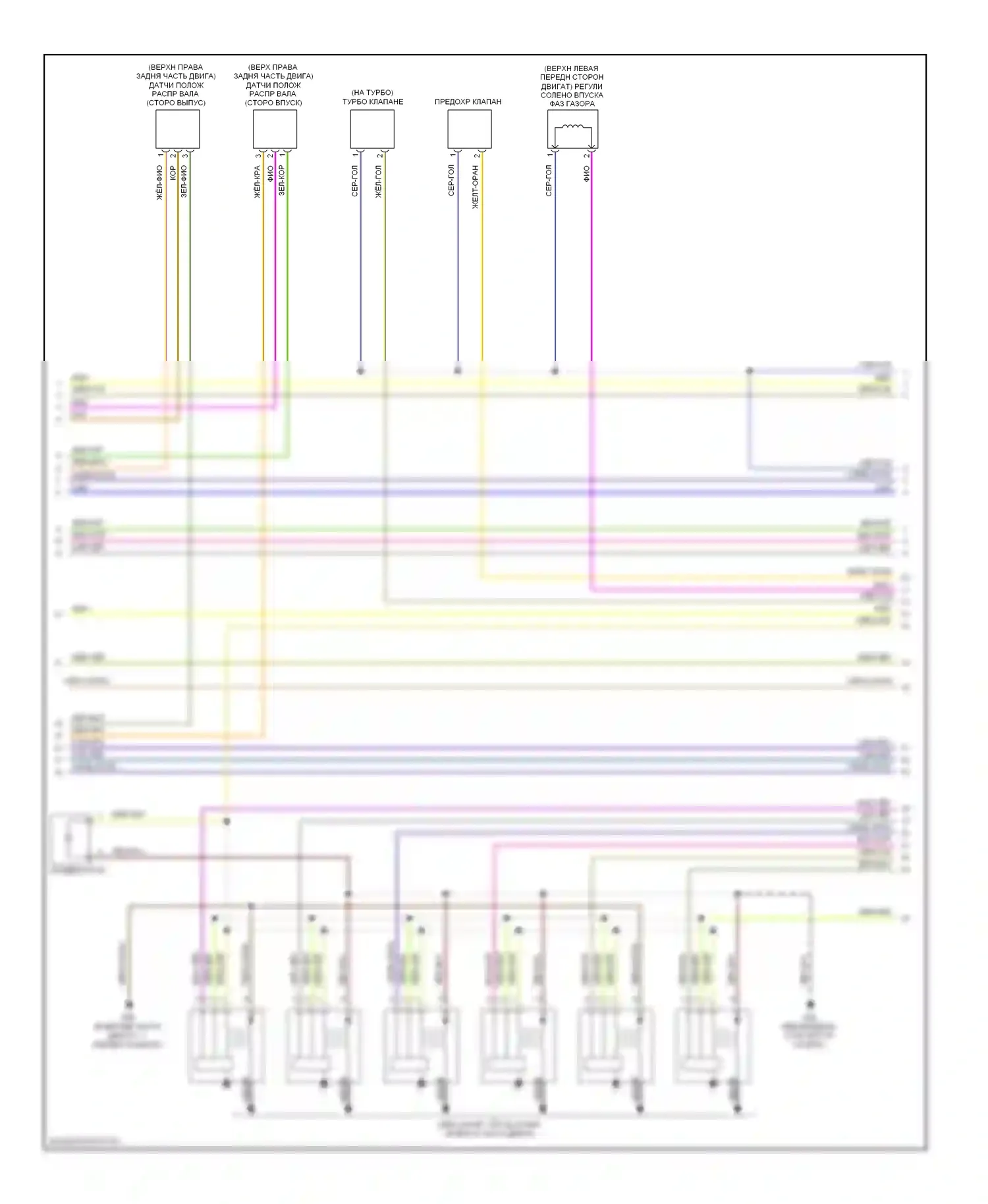 Двигатель — Электросхема двигателя 3,0л турбо — Электросхема двигателя 3,0л турбо (2 из 5). Volvo S80 II (2006-2010)