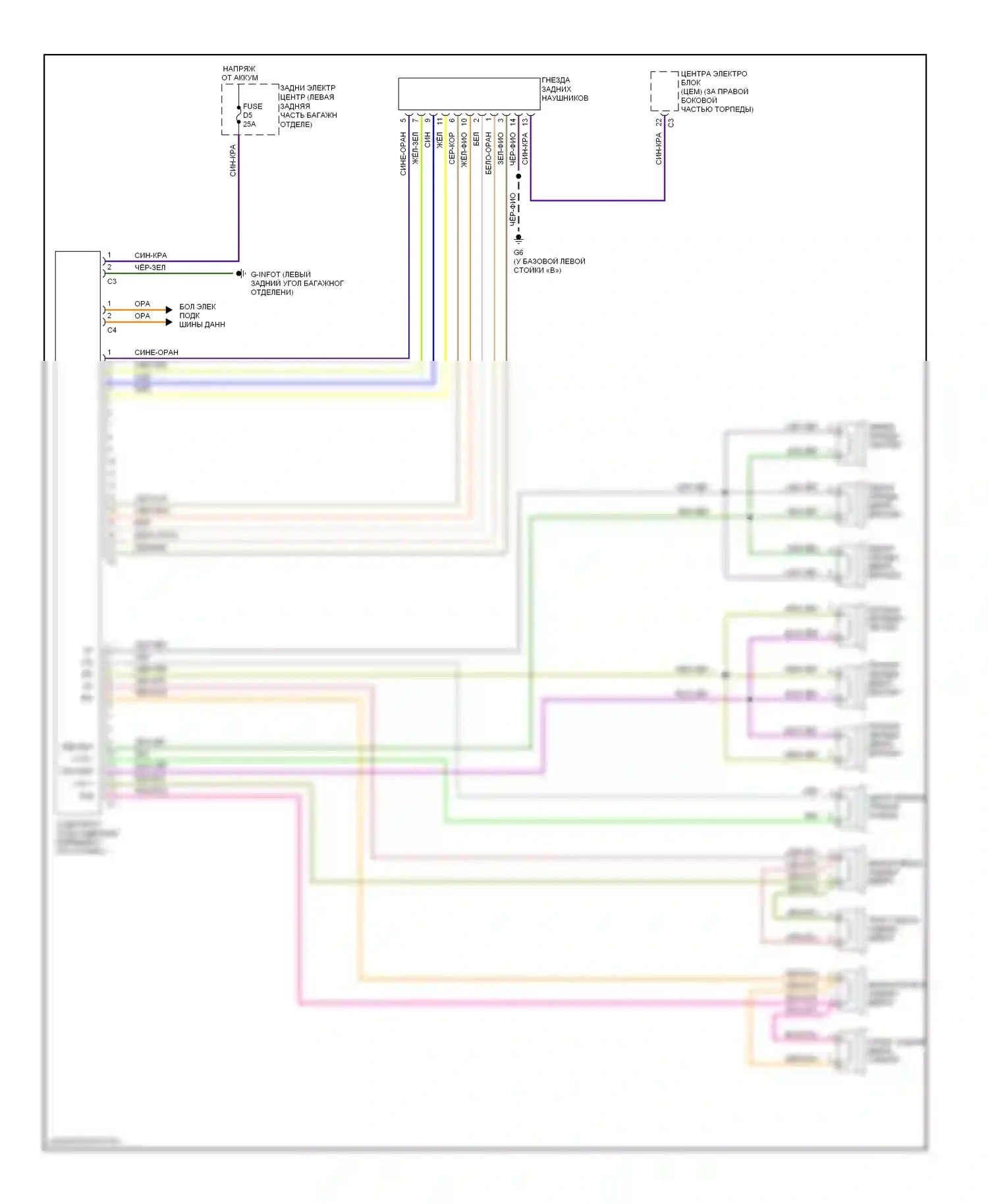 Магнитола — Электросхема радиосвязи, премиум — Электросхема радиосвязи, премиум (1 из 2). Volvo S80 II (2006-2010)