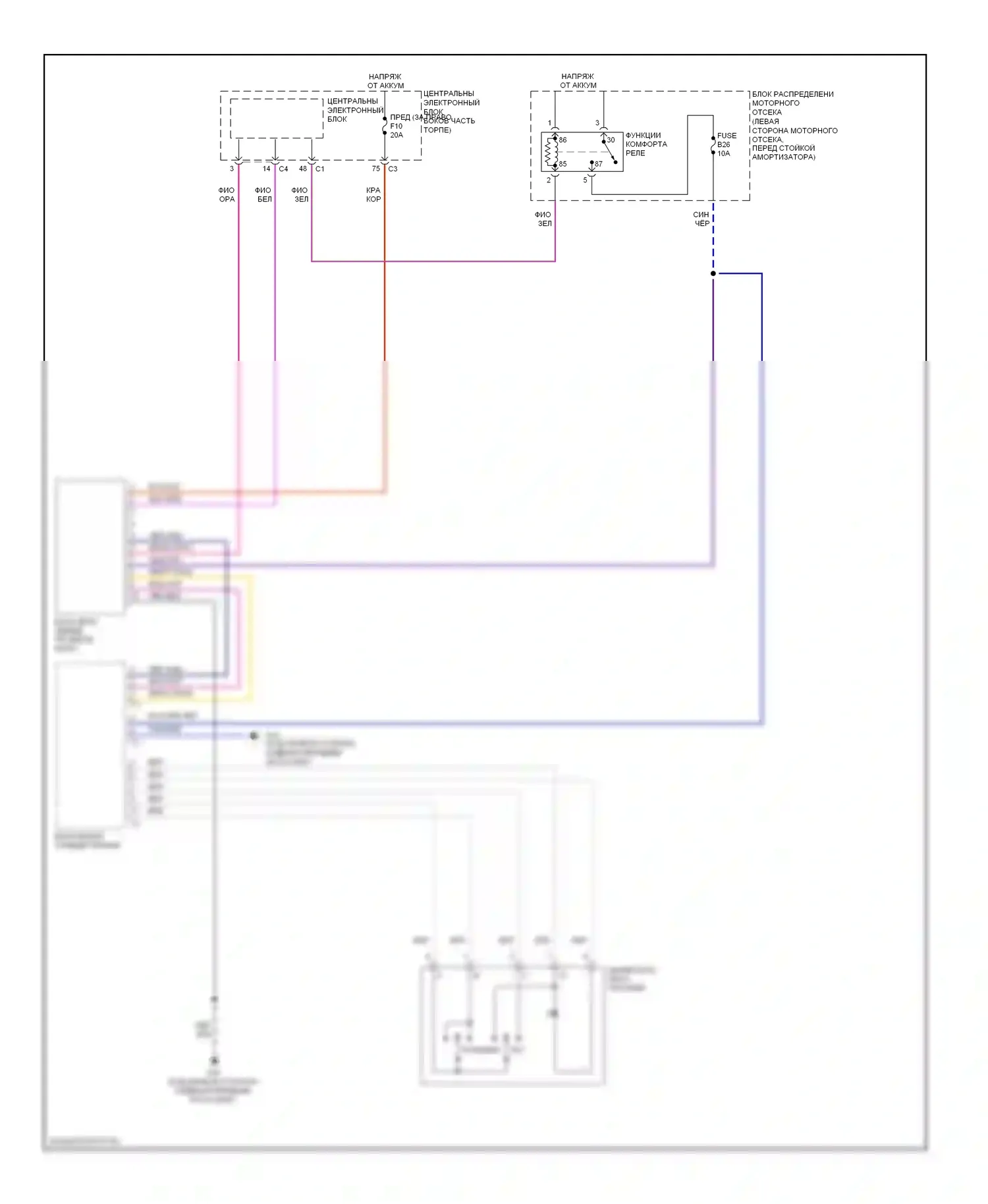 Складная крыша/люк — Электросхема складной крыши/люка — Электросхема складной крыши/люка. Volvo S80 II (2006-2010)