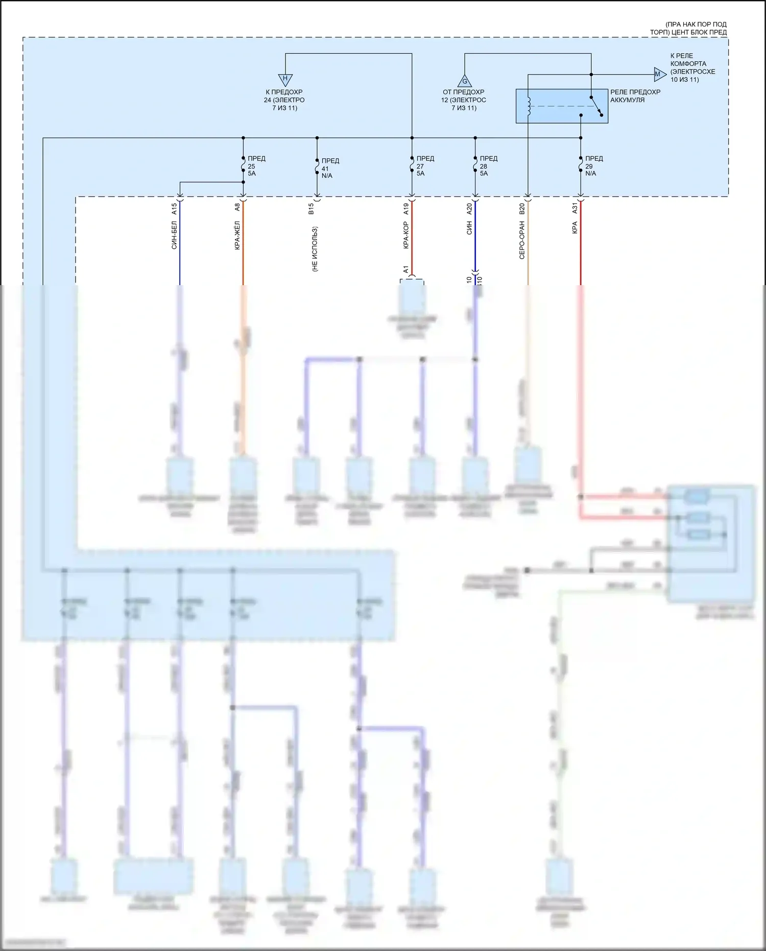 Блок предохранителей и реле — Электросхема блока предохранителей реле, гибридного — Электросхема блока предохранителей реле, гибридного (8 из 11). Volvo S90 II рестайлинг (2020-2024)