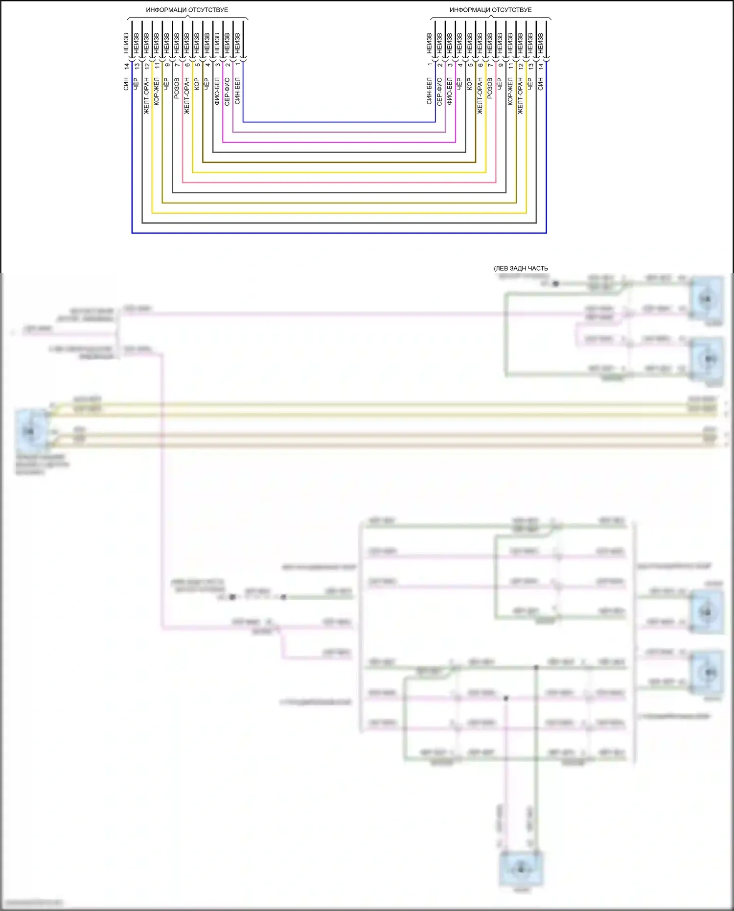 Освещение салона — Электросхема подсветки приборной панели — Электросхема подсветки приборной панели (2 из 4). Volvo S90 II рестайлинг (2020-2024)