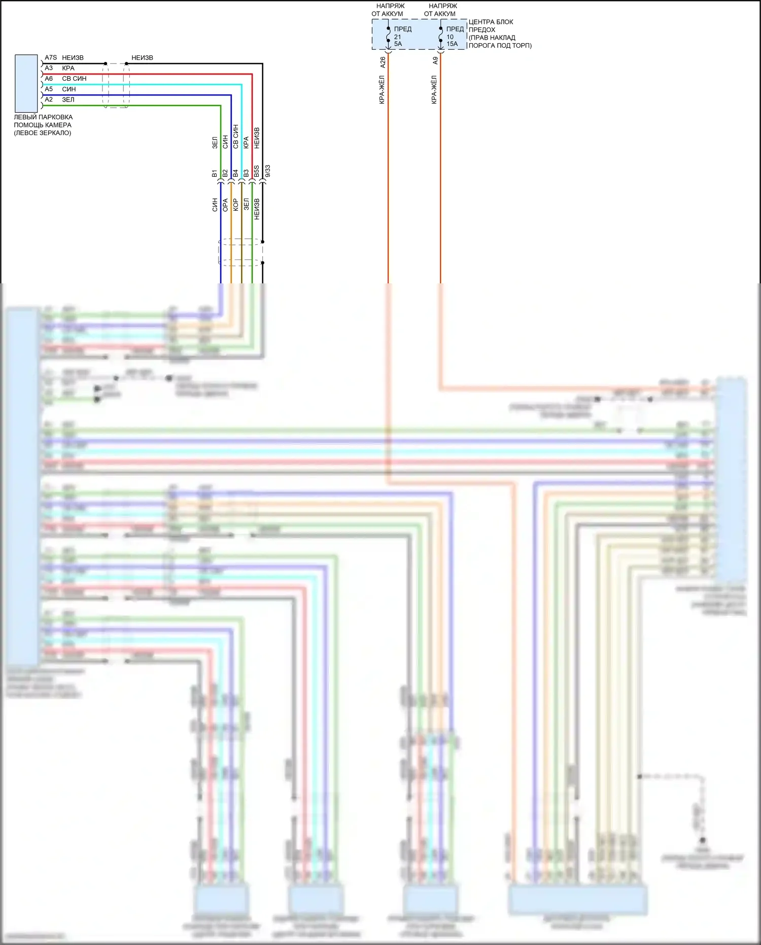 Системы помощи водителю — Электросхема парковочной камеры — Электросхема парковочной камеры. Volvo S90 II рестайлинг (2020-2024)