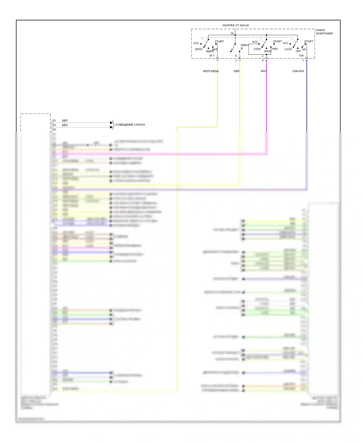 Блоки управления кузовом — Принципиальная электрическая электросхема блока — Принципиальная электрическая электросхема блока (2 из 2). Volvo V70 II рестайлинг (2004-2007)