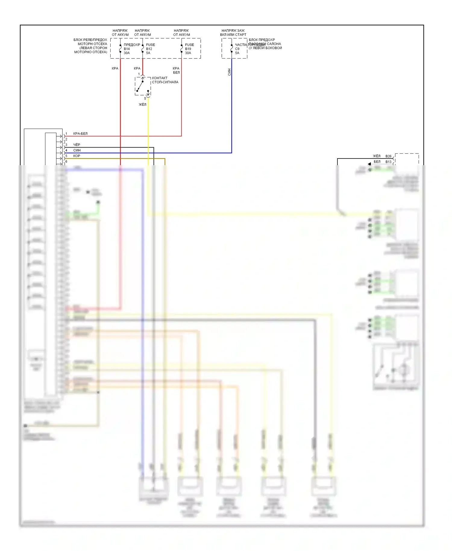Антиблокировочная система abs — Электросхемы антиблокировочной системы abs, без контроля динамической устойчивости — Электросхемы антиблокировочной системы abs, без контроля динамической устойчивости. Volvo V70 II (2000-2004)