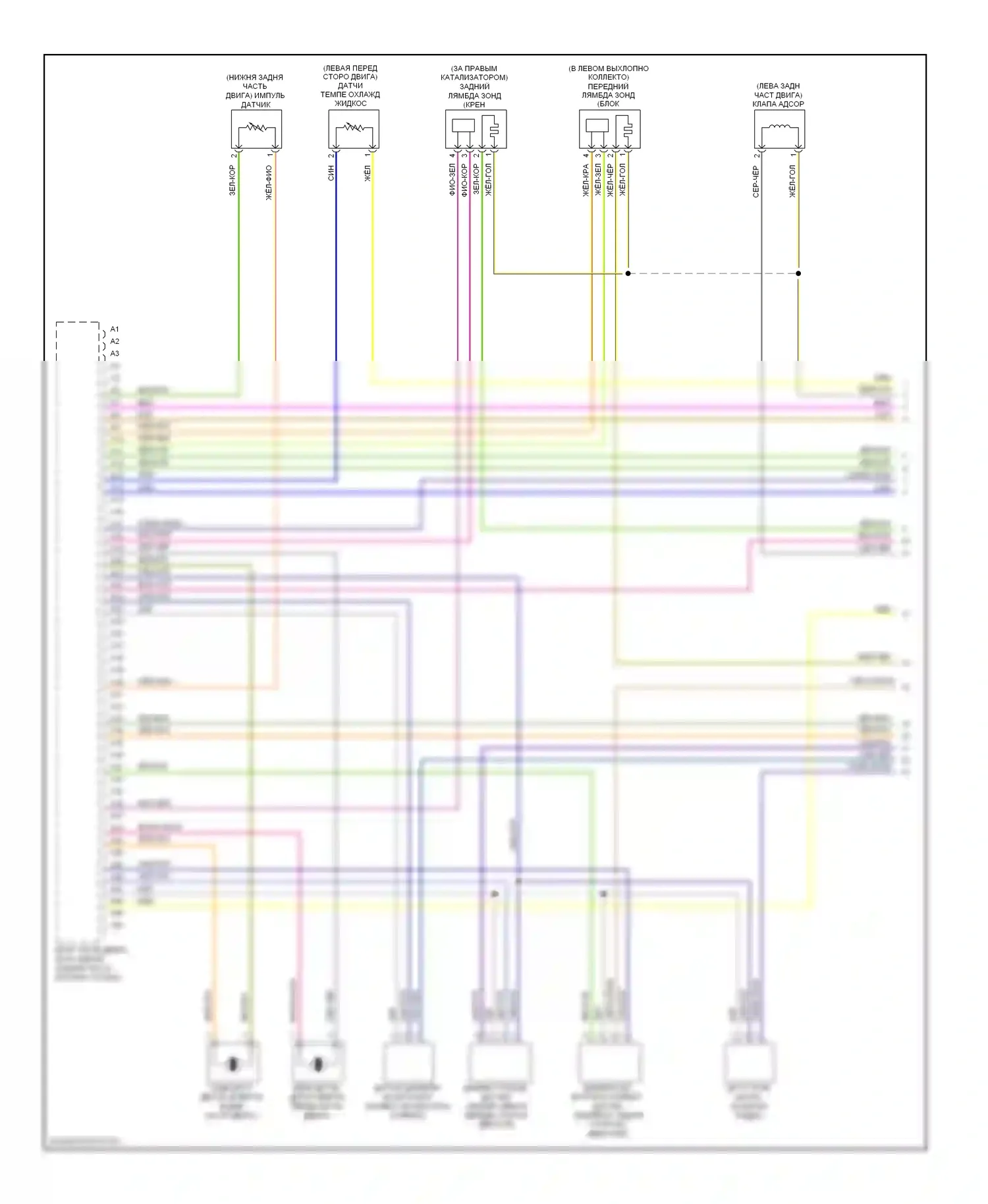 Двигатель — Электросхема двигателя 3.0л турбо — Электросхема двигателя 3.0л турбо (1 из 5). Volvo XC70 II рестайлинг (2013-2016)