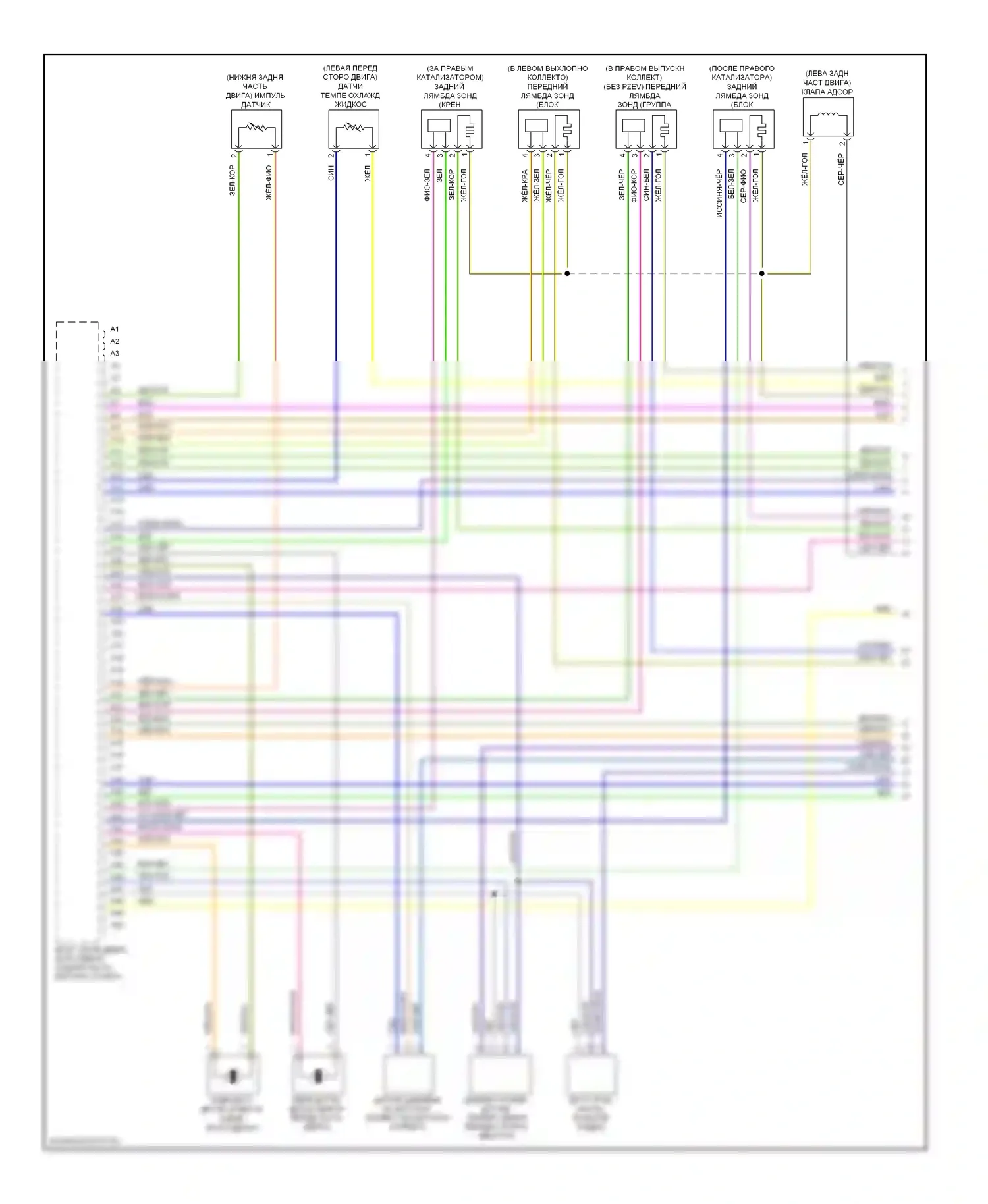 Двигатель — Электросхема двигателя 3.2l — Электросхема двигателя 3.2l (1 из 5). Volvo XC70 II рестайлинг (2013-2016)