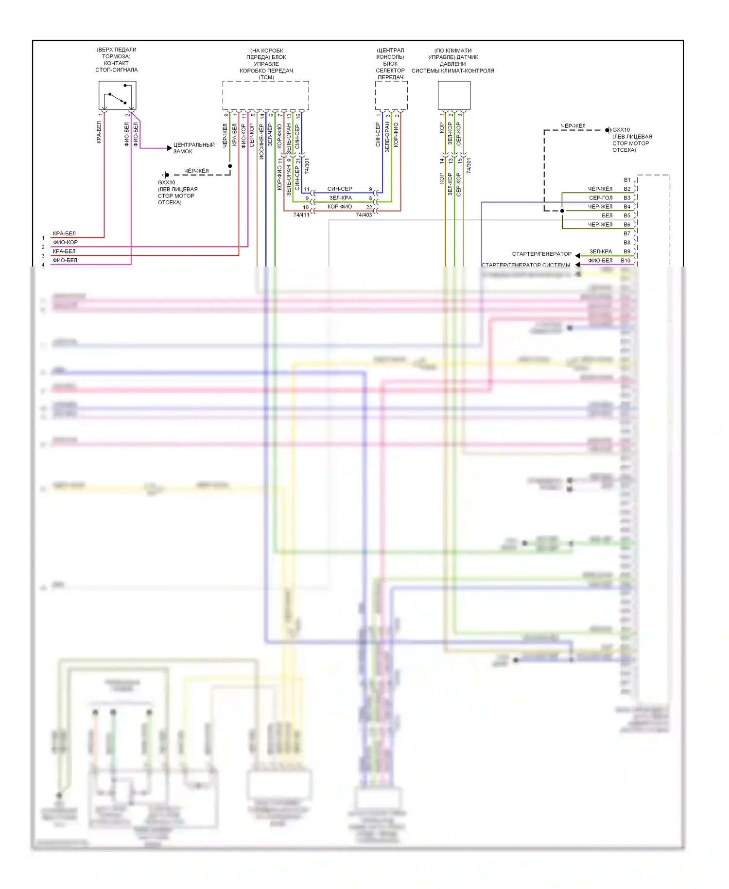 Двигатель — Электросхема двигателя 3.2l — Электросхема двигателя 3.2l (5 из 5). Volvo XC70 II рестайлинг (2013-2016)