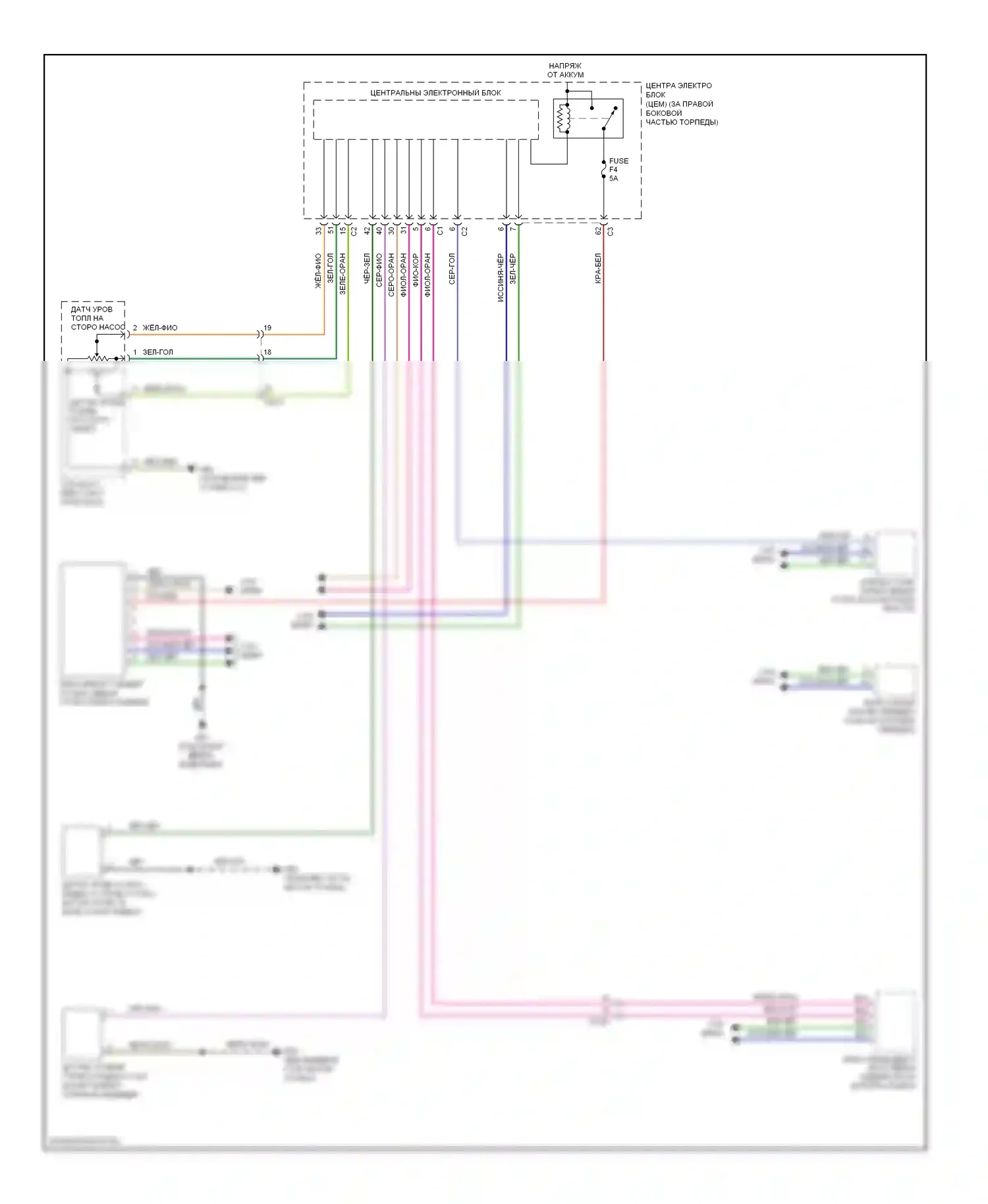 Приборная панель — Электросхема системы информации о водителе — Электросхема системы информации о водителе. Volvo XC70 II рестайлинг (2013-2016)