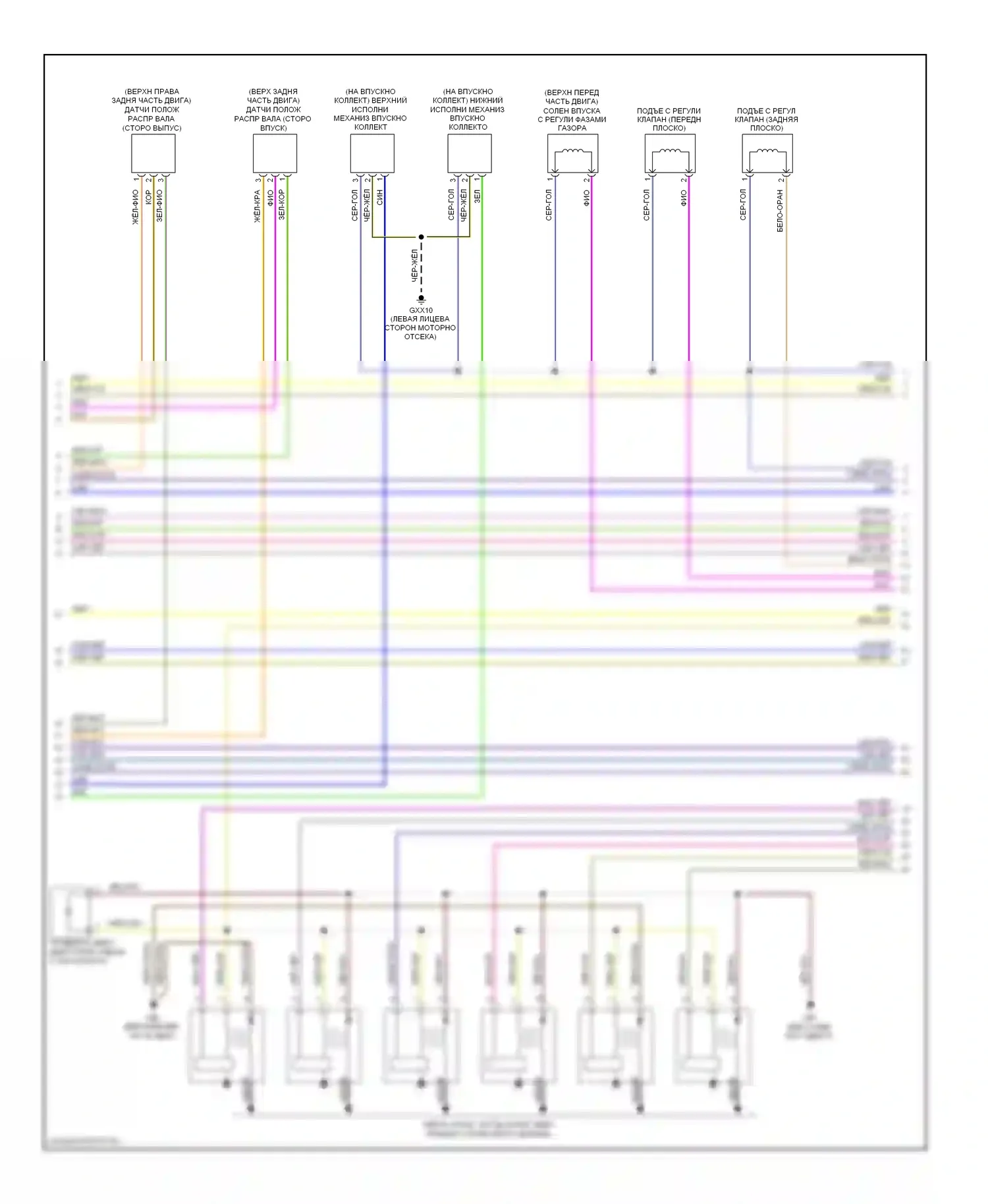 Двигатель — Электросхема двигателя 3.2l — Электросхема двигателя 3.2l (2 из 5). Volvo XC70 II (2007-2013)