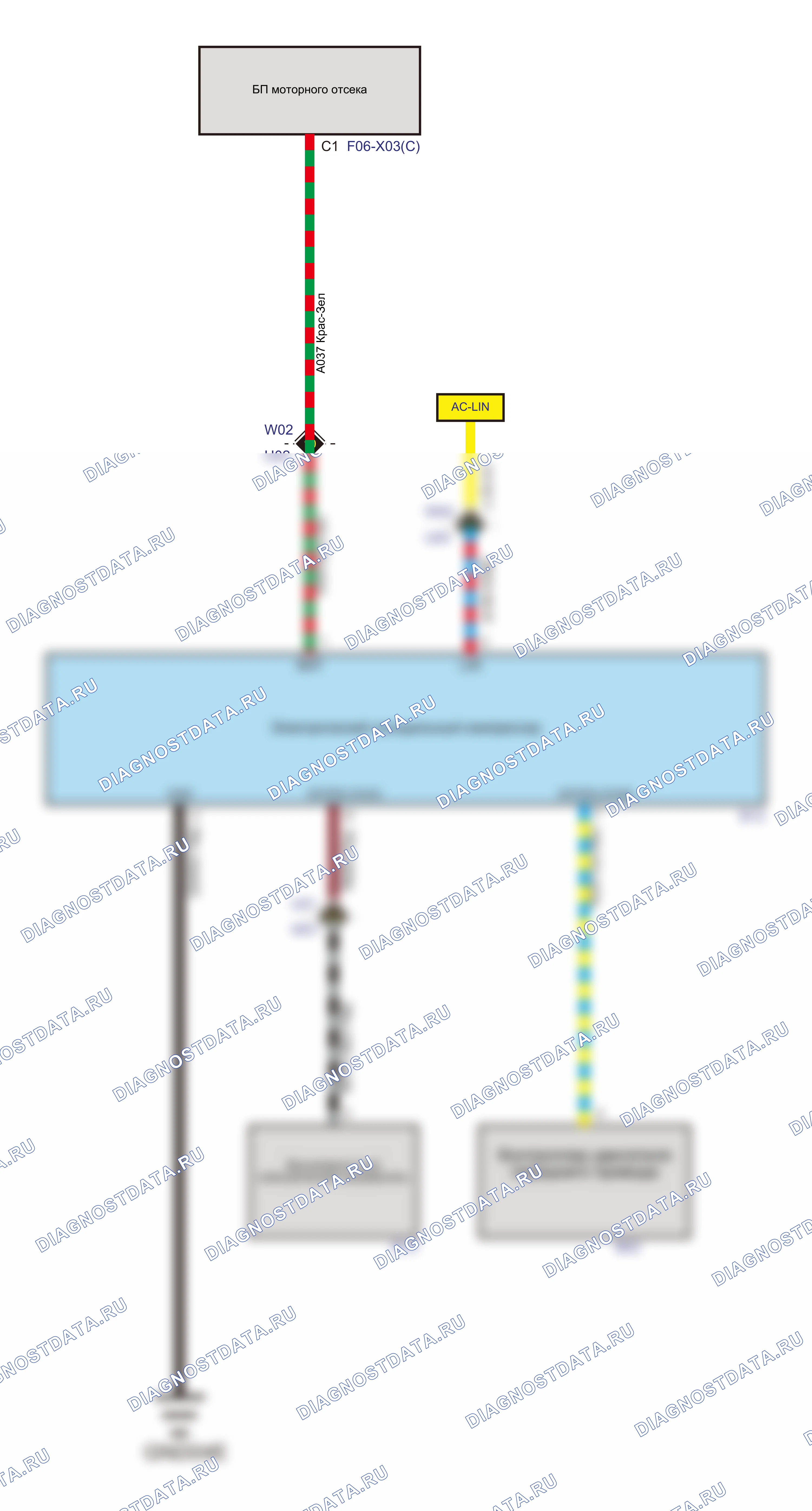 Система кондиционирования воздуха — Электросхема системы кондиционирования воздуха — Электросхема системы кондиционирования воздуха, Схема 5 из 6. Wey Coffee 01 I (2021-2023)