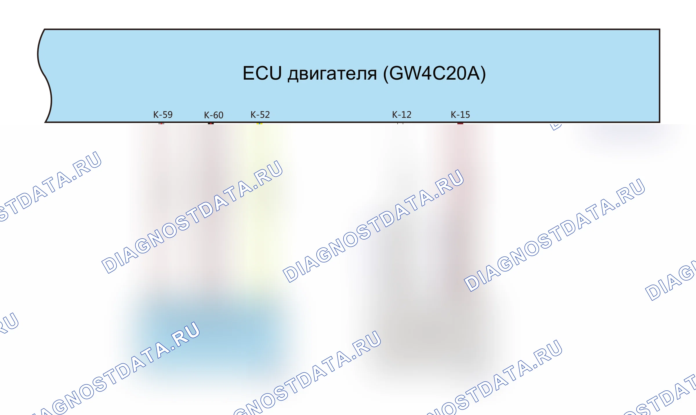 Управление двигателем — Электросхема управления двигателем (GW4C20A) — Электросхема управления двигателем (GW4C20A), Схема 7 из 8. Wey P8 I (2018-2020)