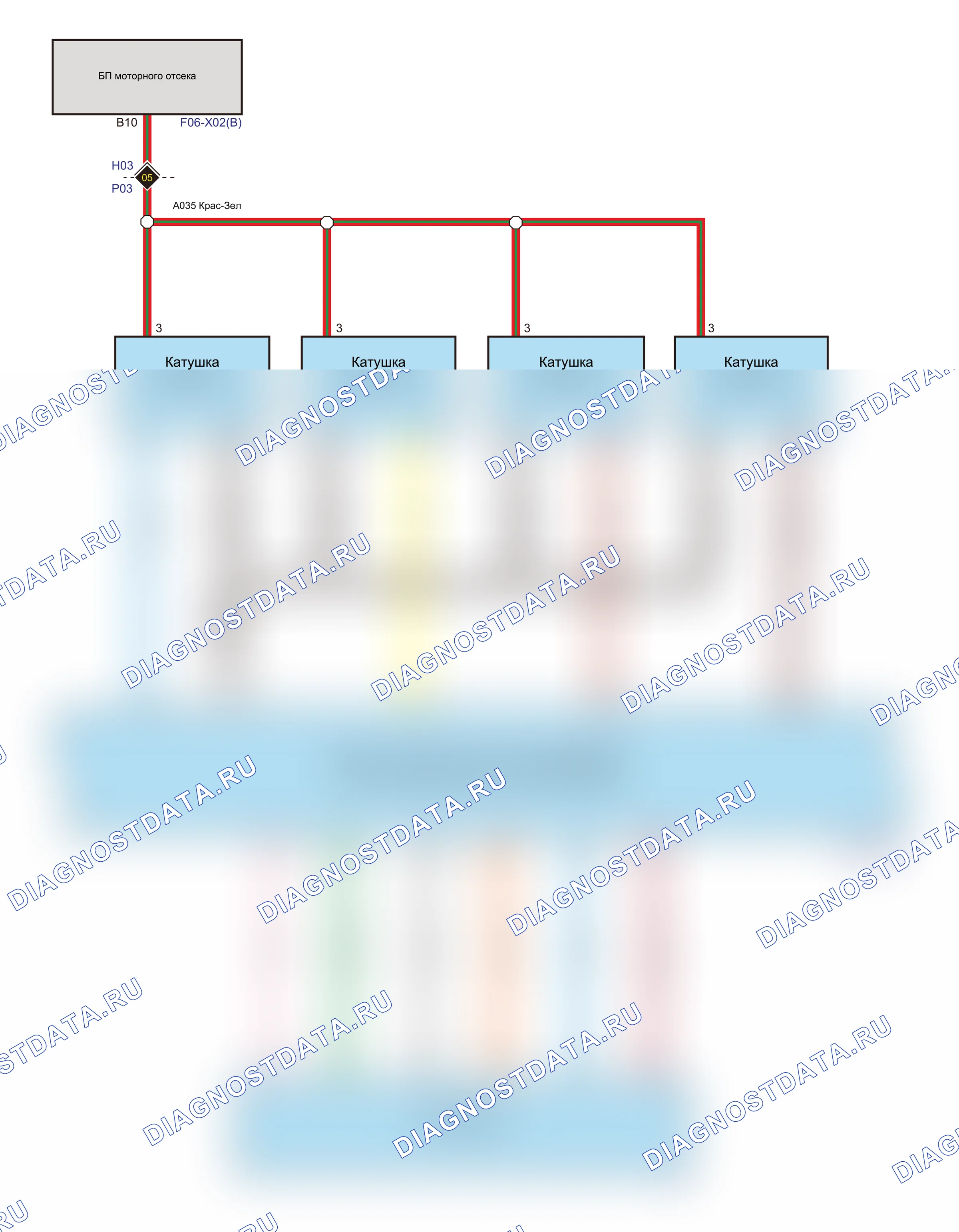 Управление двигателем — Электросхема управления двигателем — Электросхема управления двигателем, Схема 6 из 8. Wey Tank 300 I (2015-2026)