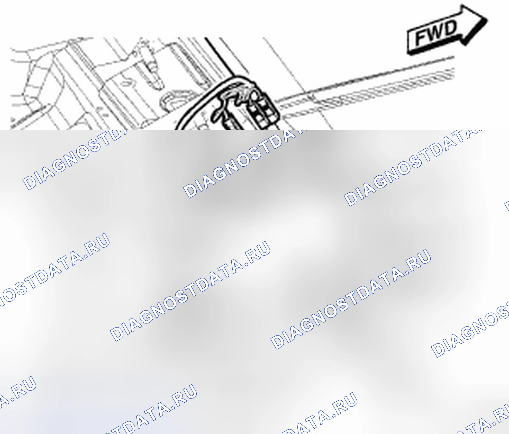 Рис. 43: ДЕМОНТАЖ. Chrysler Town & Country V