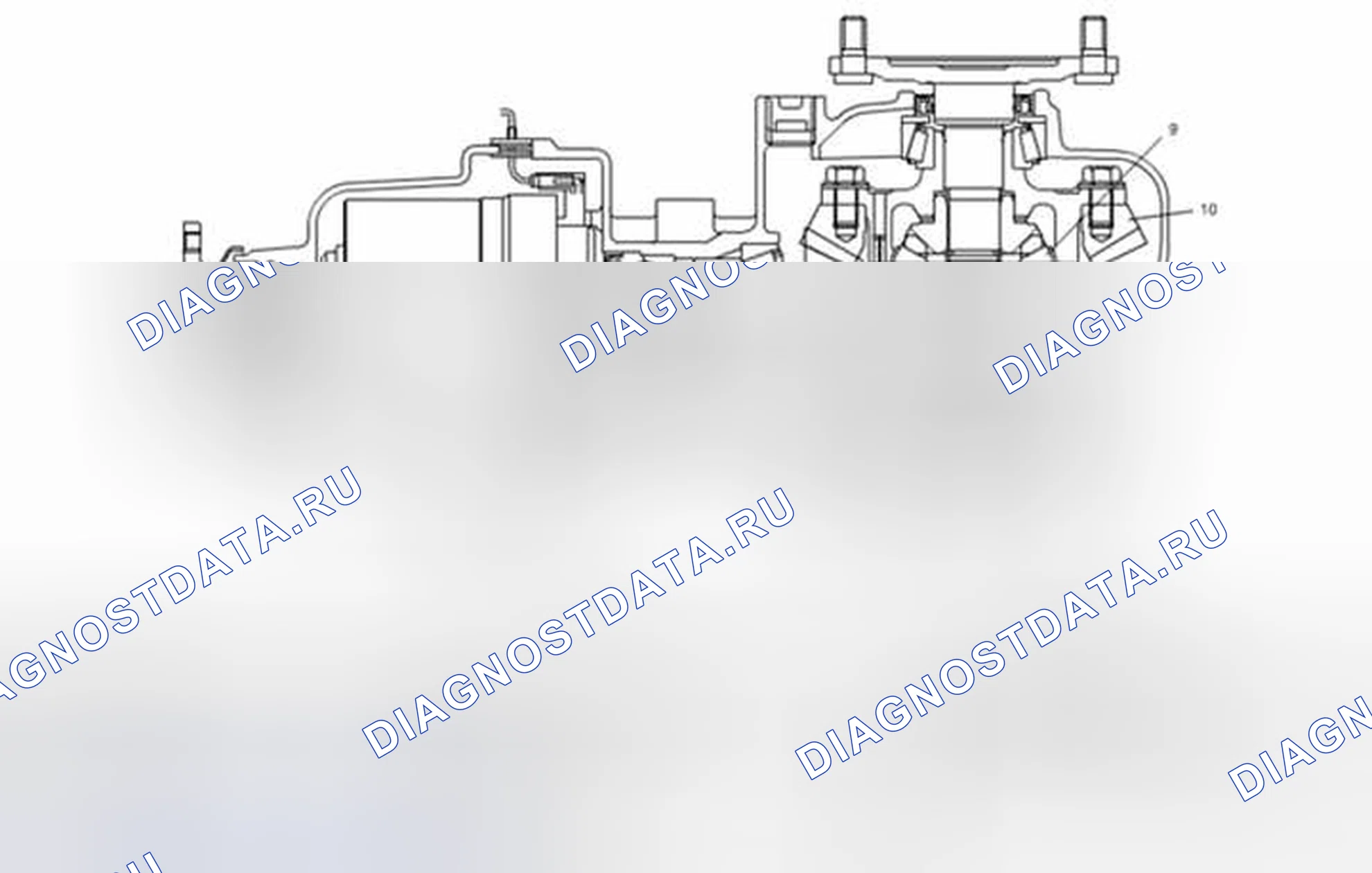 Рис. 1: Описание заднего дифференциала. Suzuki SX4 I рестайлинг