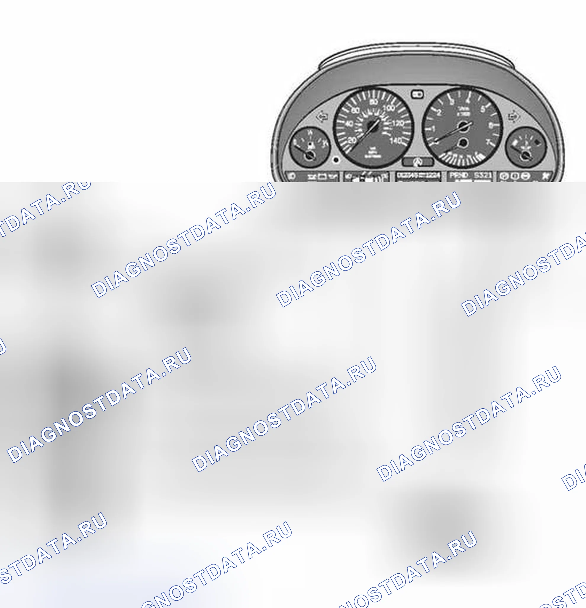 Рис. 271: Сигналы модуля управления двигателем. BMW M5 E39