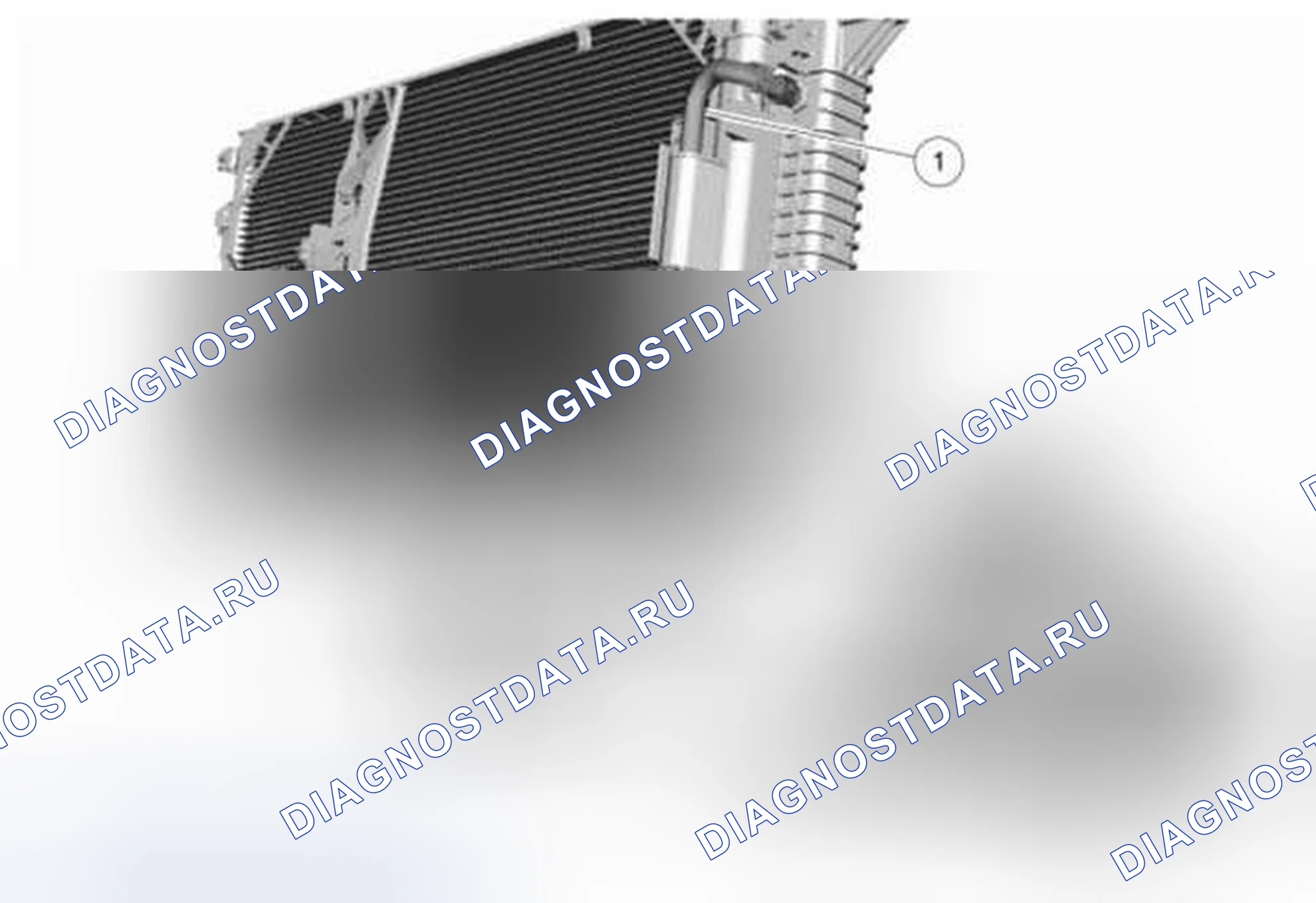 Рис. 120: 5.0L (4V) Двигатель без вспомогательного охладителя трансмиссионной жидкости. Ford F-150 XII