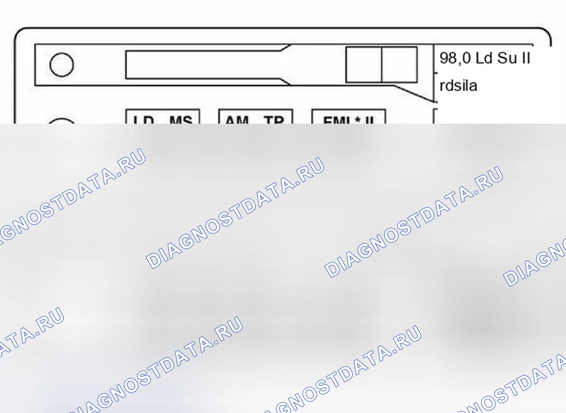 Рис. 263: 65 99... Тестовый режим для BMW Car Radio (Bavaria C Reverse RDS). BMW Z3 E36 рестайлинг