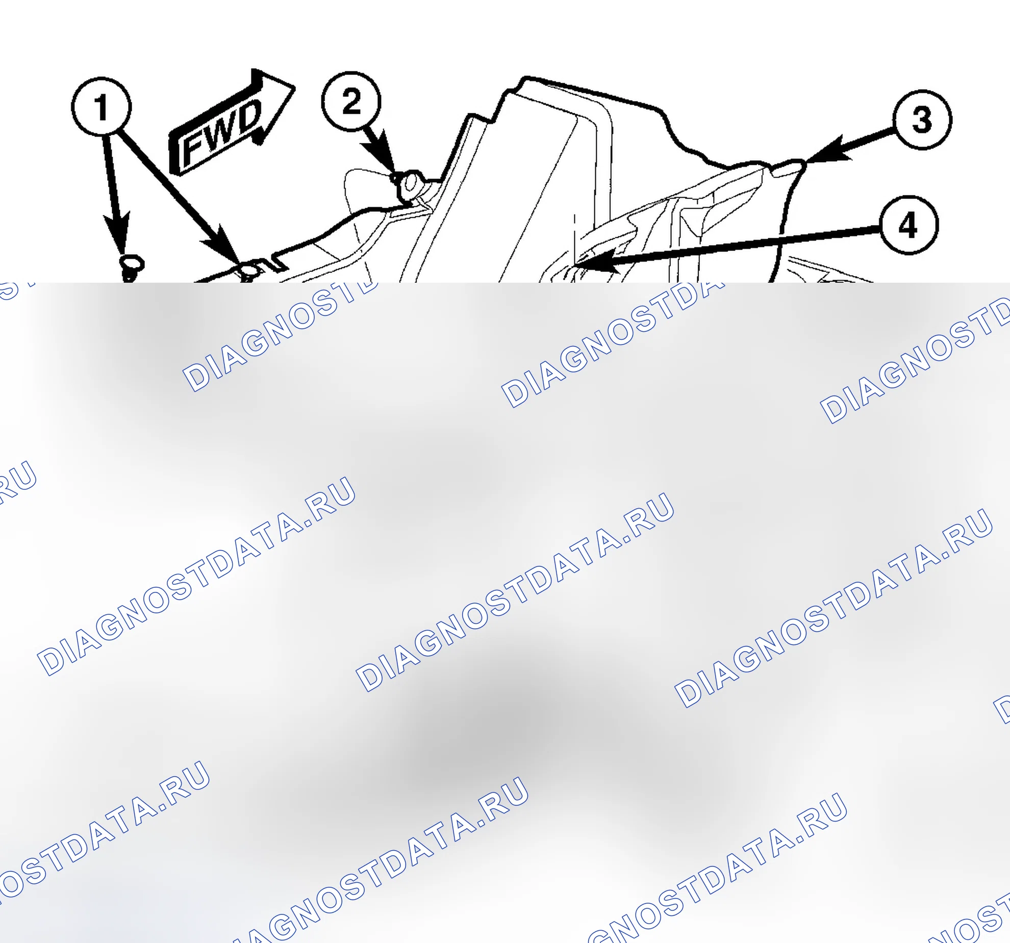 Рис. 441: ПЕРЕДНЯЯ ЧАСТЬ. Dodge Magnum I