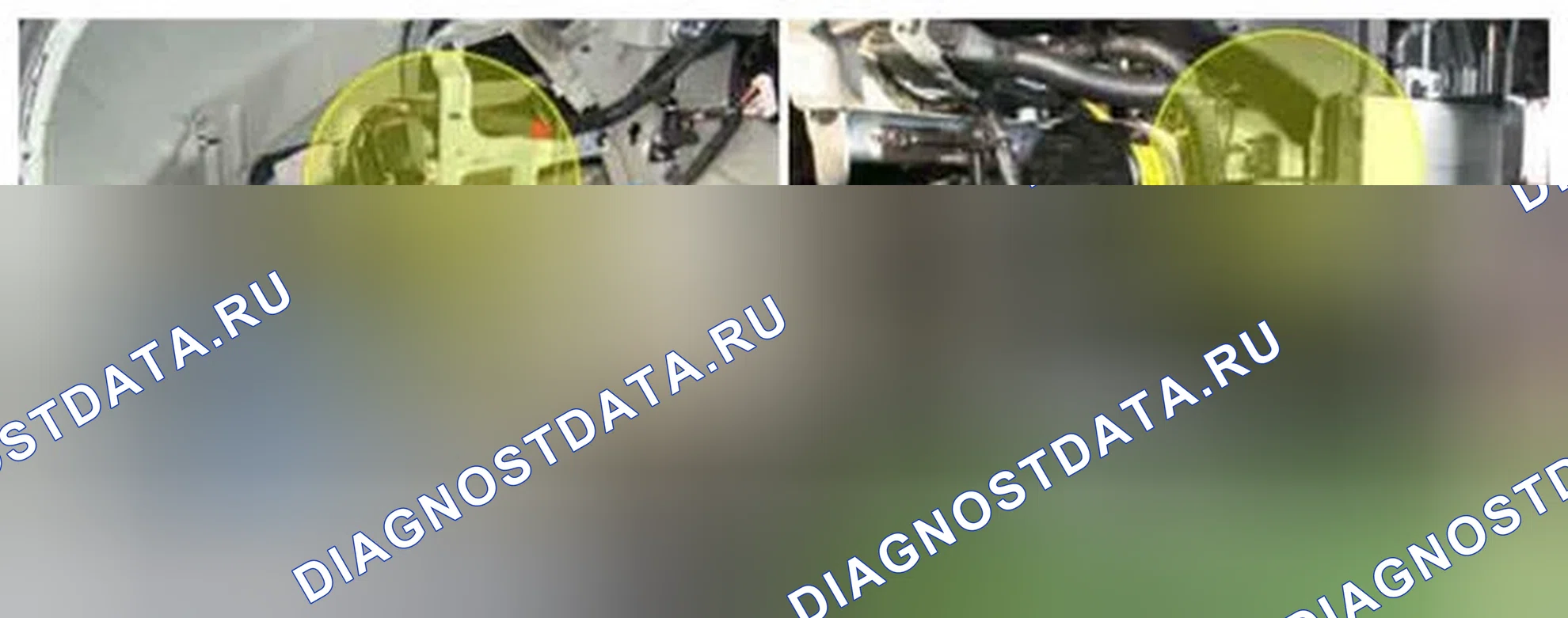 Рис. 62: Расположение компонентов. Hyundai Equus II