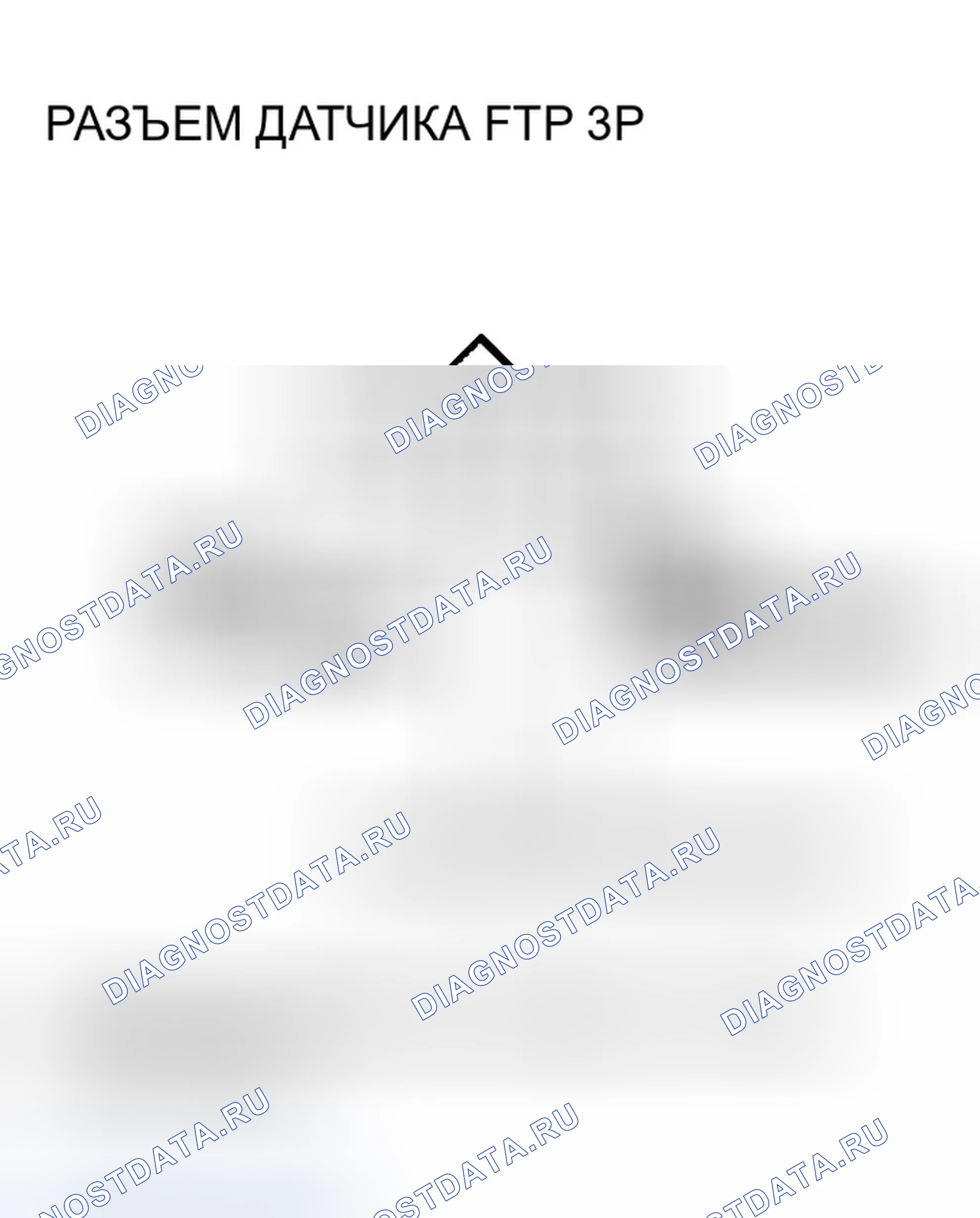 Рис. 38: P0453 расшифровка кода ошибки: высокое напряжение цепи датчика FTP. Honda Odyssey I