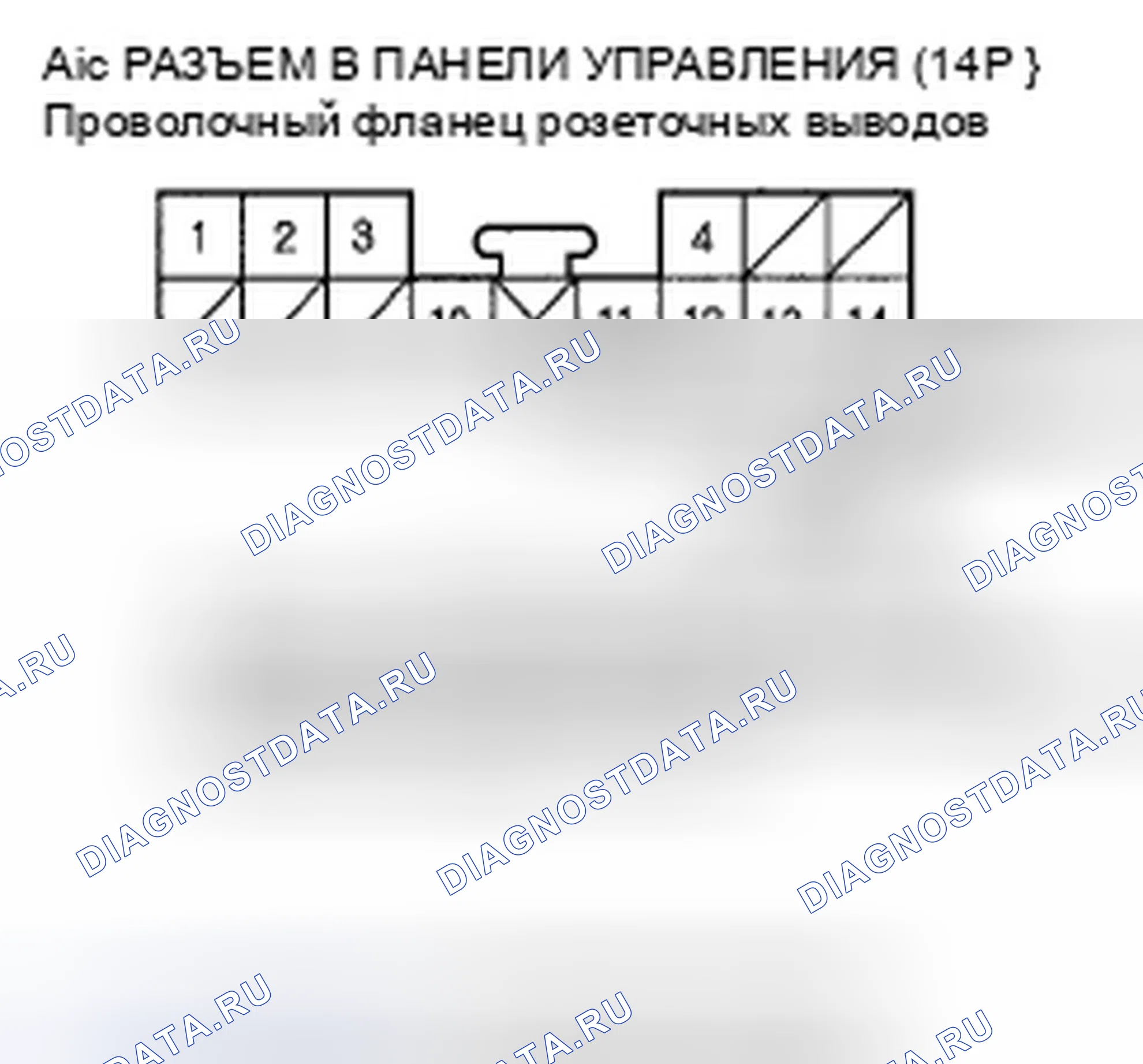 Рис. 155: Индикатор расшифровка кода ошибки B1248 или расшифровка кода ошибки 14: Проблема в задней рычажной передаче управления режимом, дверях или двигателе. Honda Odyssey IV